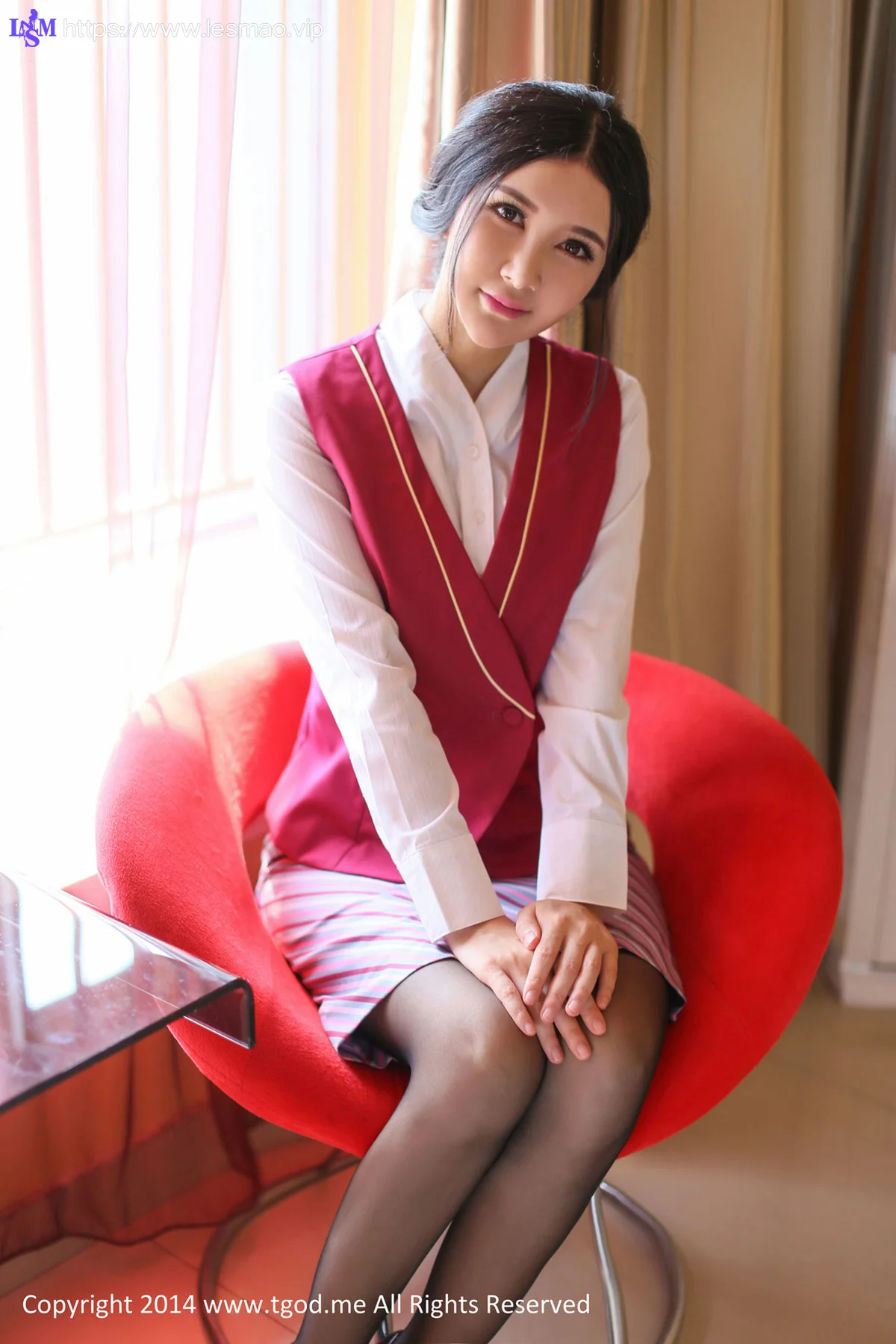 TGOD推女神 Mode 顾欣怡-空姐 - 2