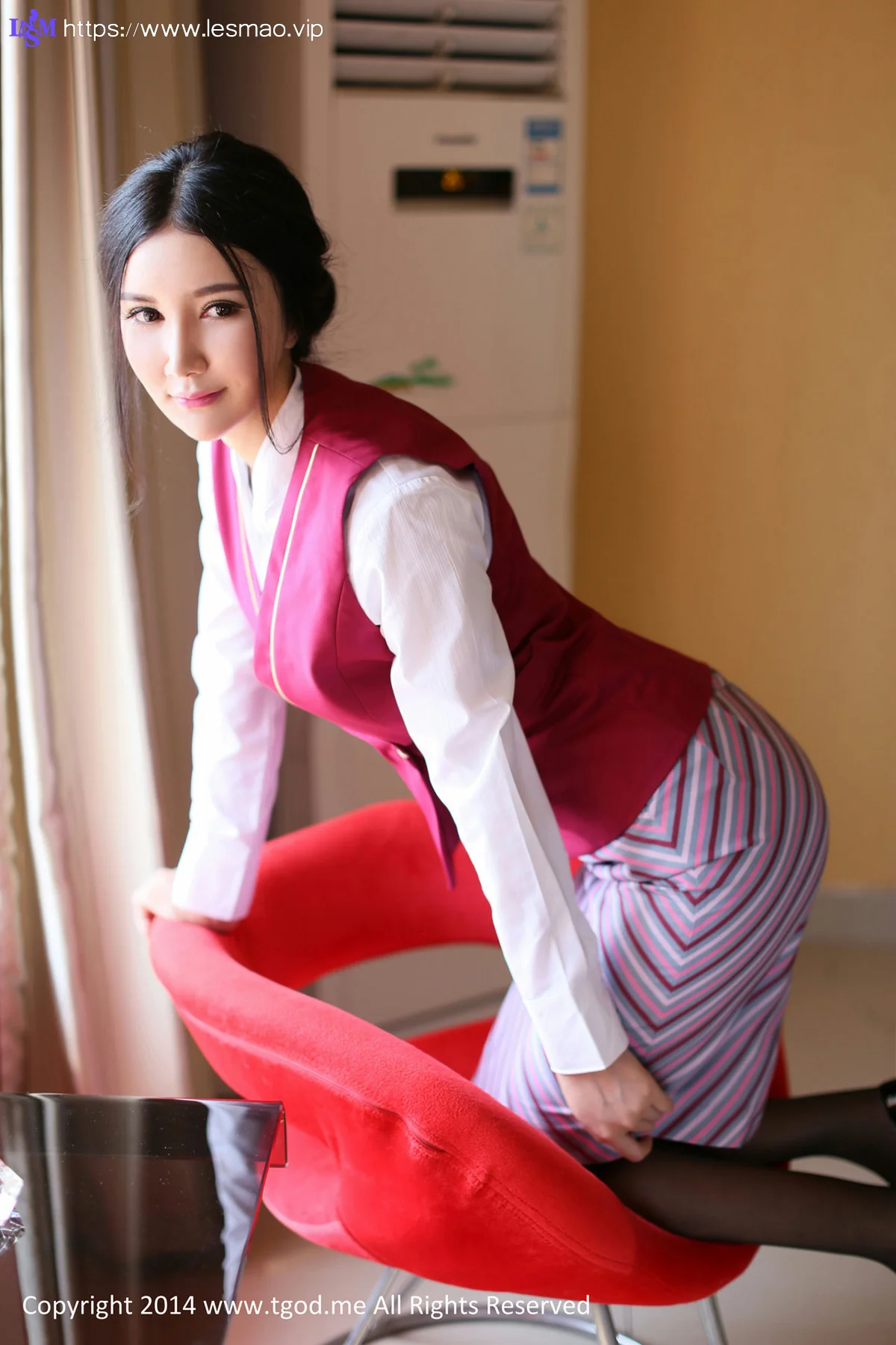 TGOD推女神 Mode 顾欣怡-空姐 - 3