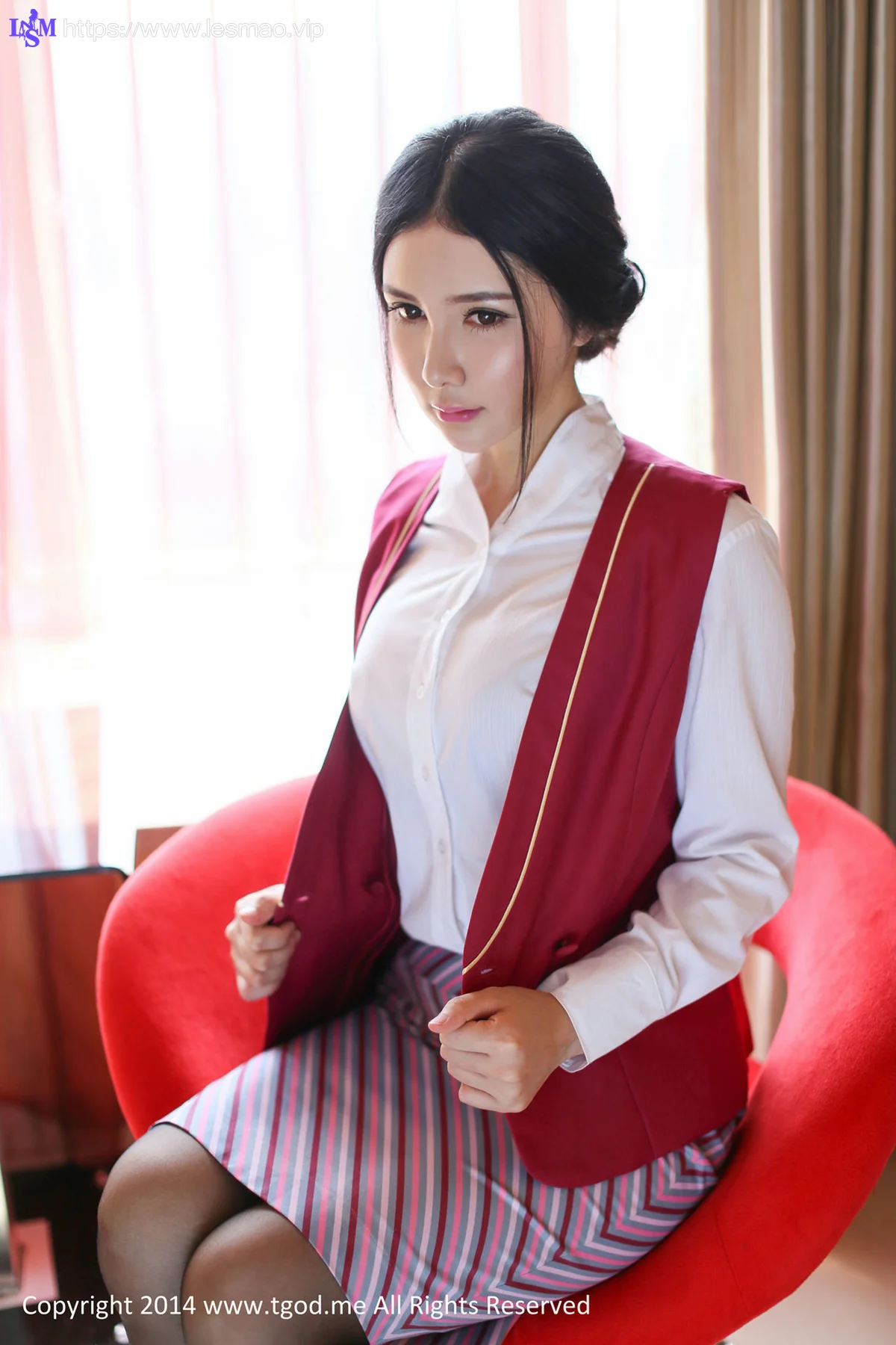 TGOD推女神 Mode 顾欣怡-空姐 - 4
