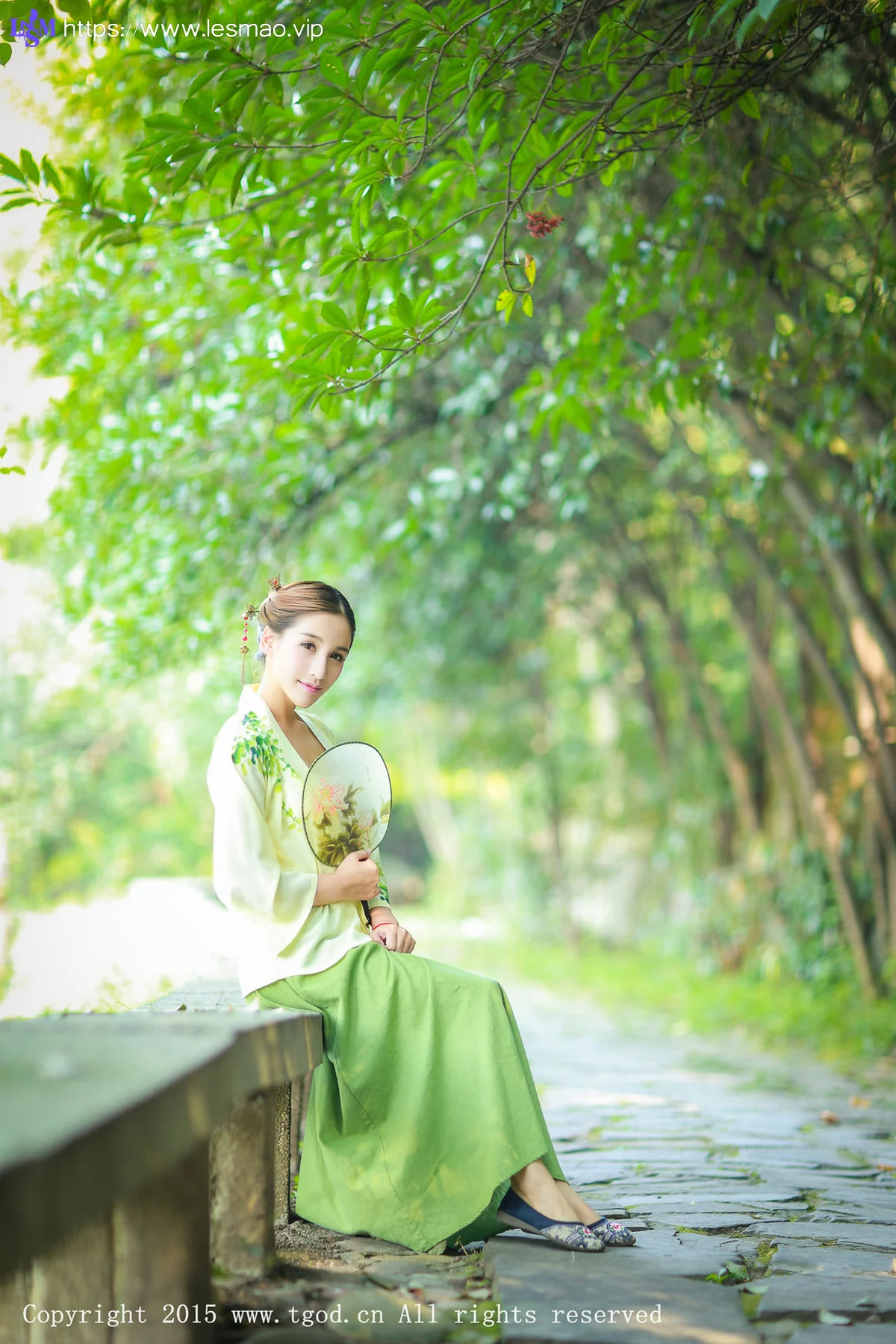 TGOD推女神 艾西汉服套图 - 1