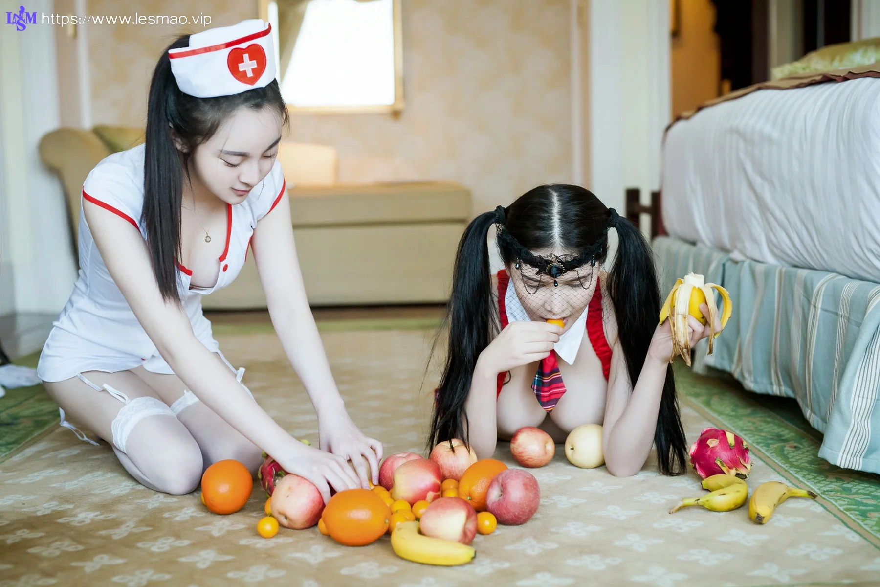 TuiGirl 推女郎 No.F01 李丽莎姐妹无圣光之水果系列[包内完整... - 3