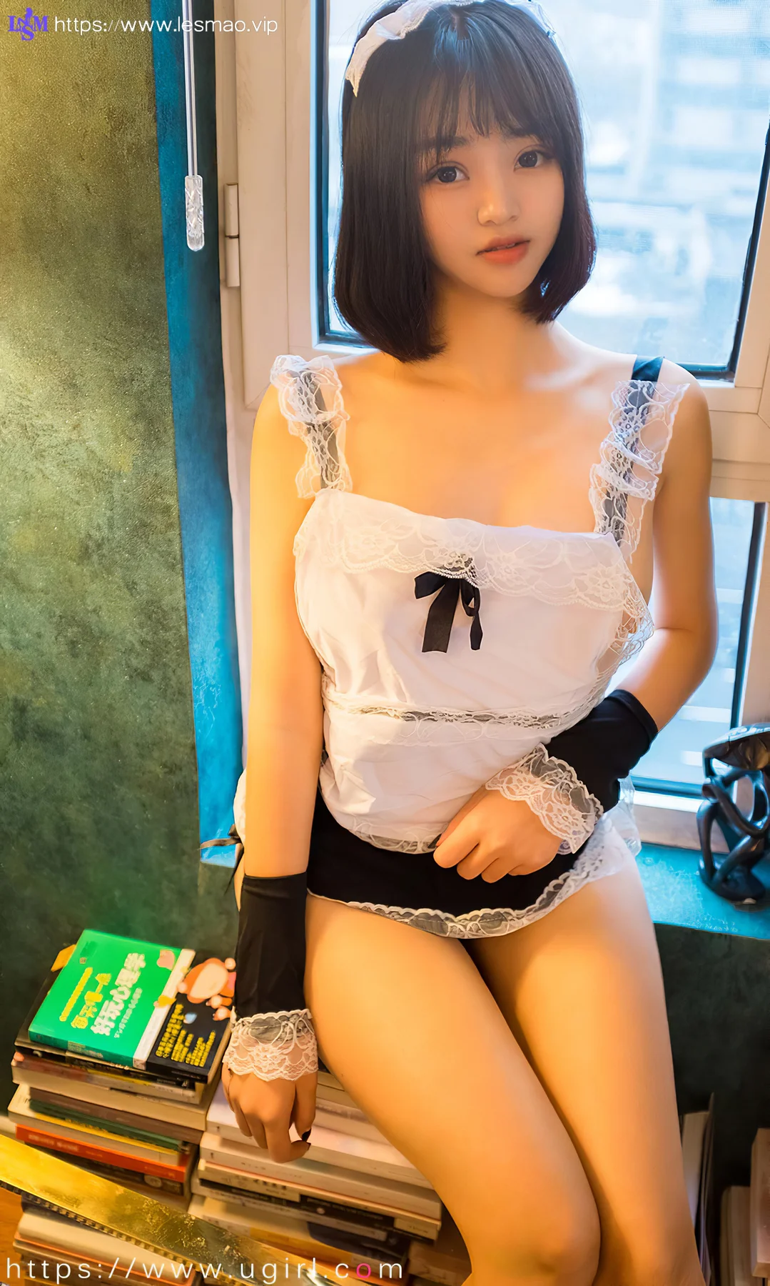 UGirls 爱尤物 No.1706  橘子 清新小女孩短发美女 - 5