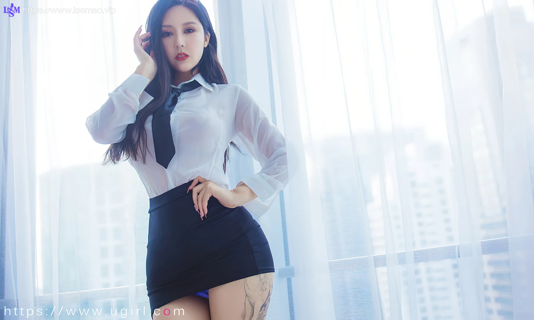 UGirls 爱尤物 No.2299 娜依灵儿 制服密匙 - 1