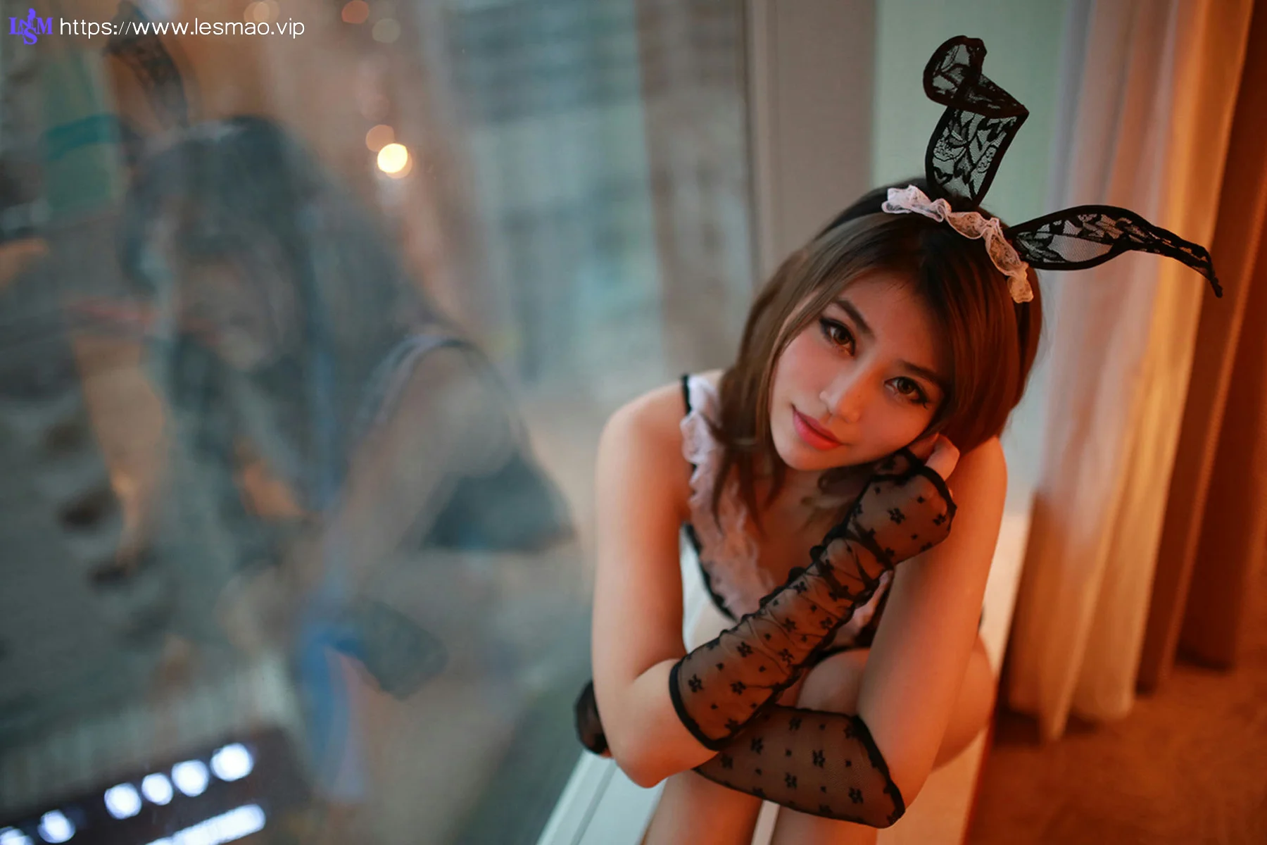 MyGirl美媛馆 No.025 许诺 黑丝美腿 - 9
