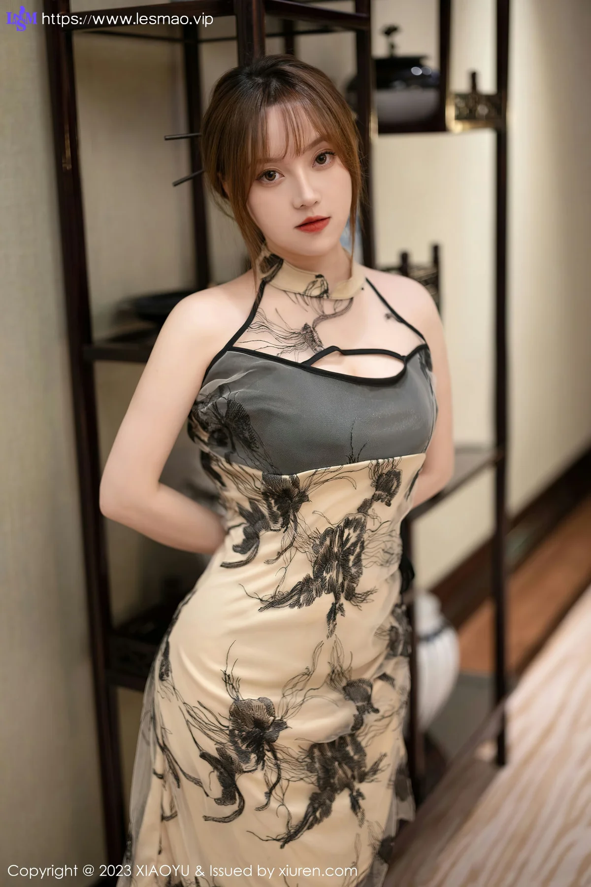 XIAOYU  语画界 Vol.1004  豆瓣酱 黑色蕾丝内衣写真111 - 2