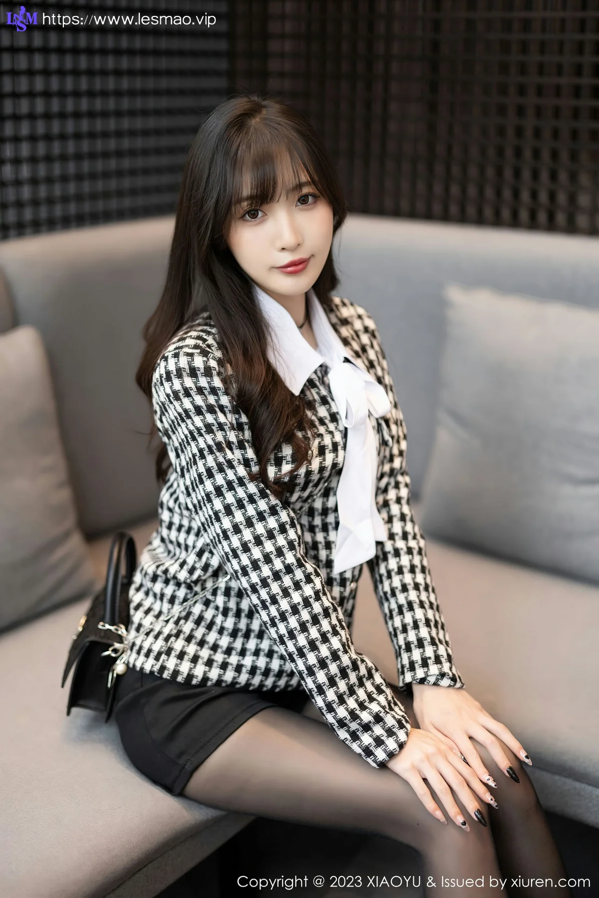 XIAOYU  语画界 Vol.1020  林星阑 酥胸黑丝美腿 - 6