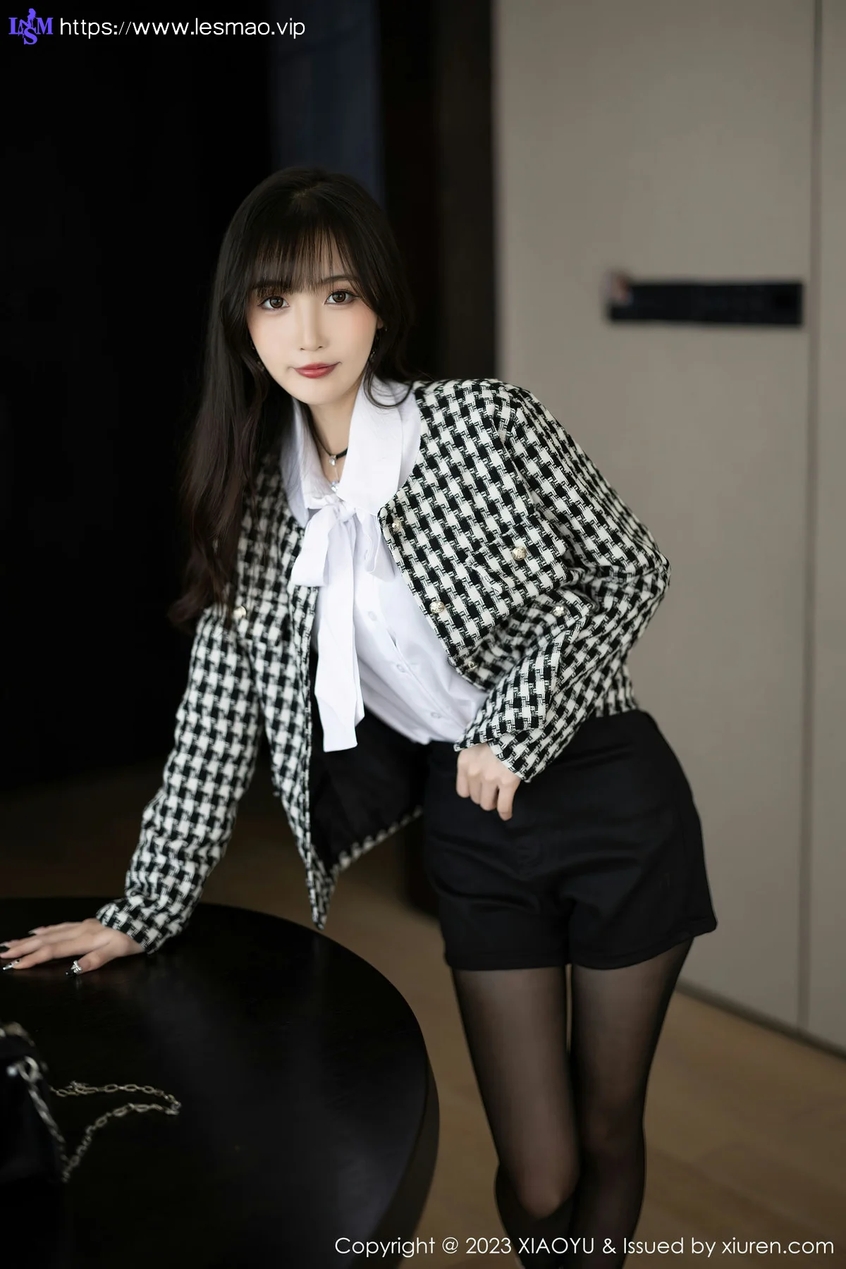 XIAOYU  语画界 Vol.1020  林星阑 酥胸黑丝美腿 - 7