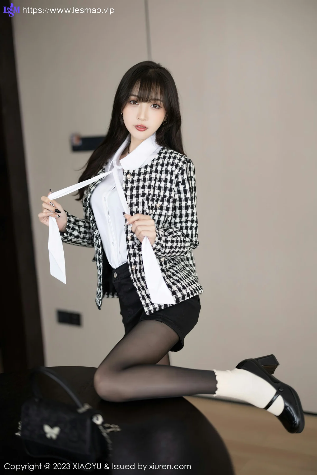 XIAOYU  语画界 Vol.1020  林星阑 酥胸黑丝美腿 - 10