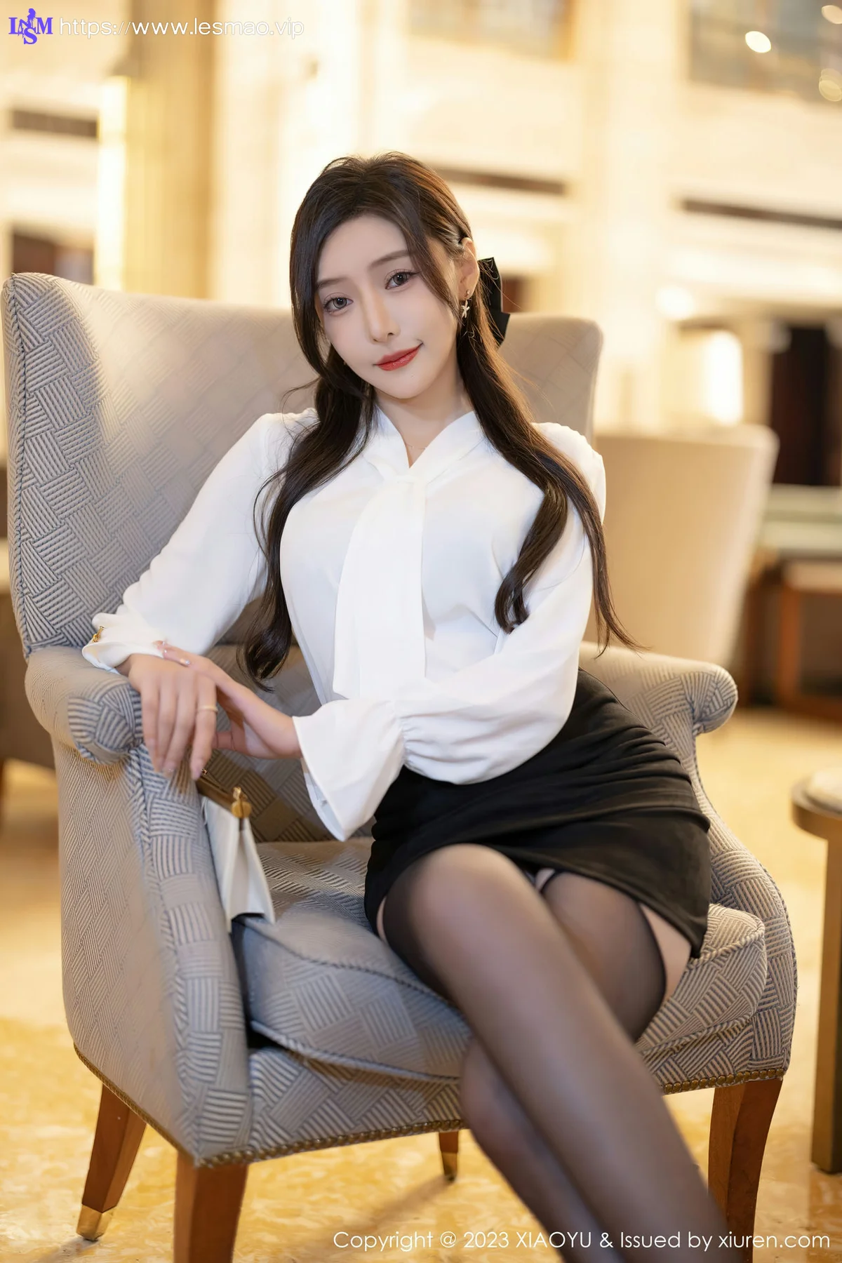 XIAOYU  语画界 Vol.1033  王馨瑶yanni 魅惑黑丝性感写真1 - 7