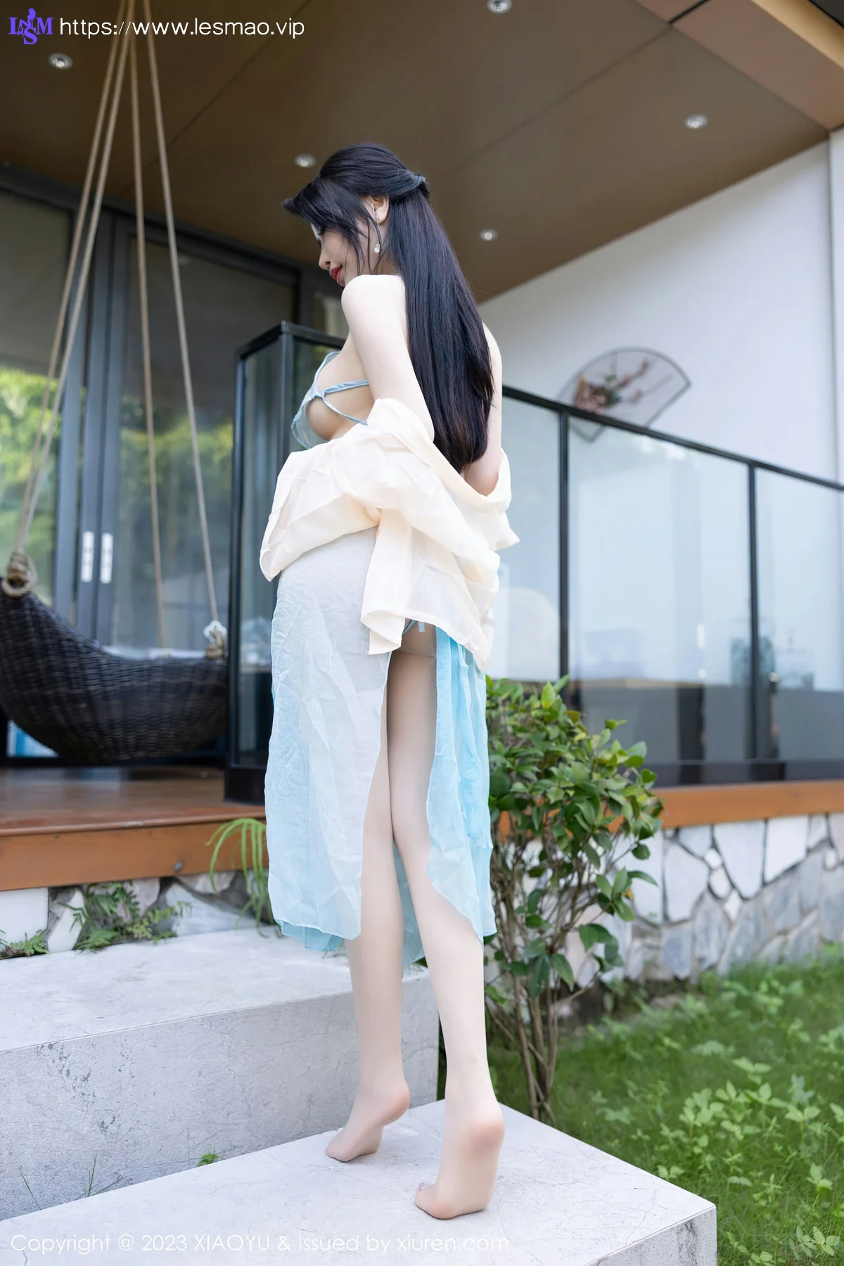 XIAOYU  语画界 Vol.1057  Cherry樱桃酱 淡蓝色古装杭州旅拍3 - 7