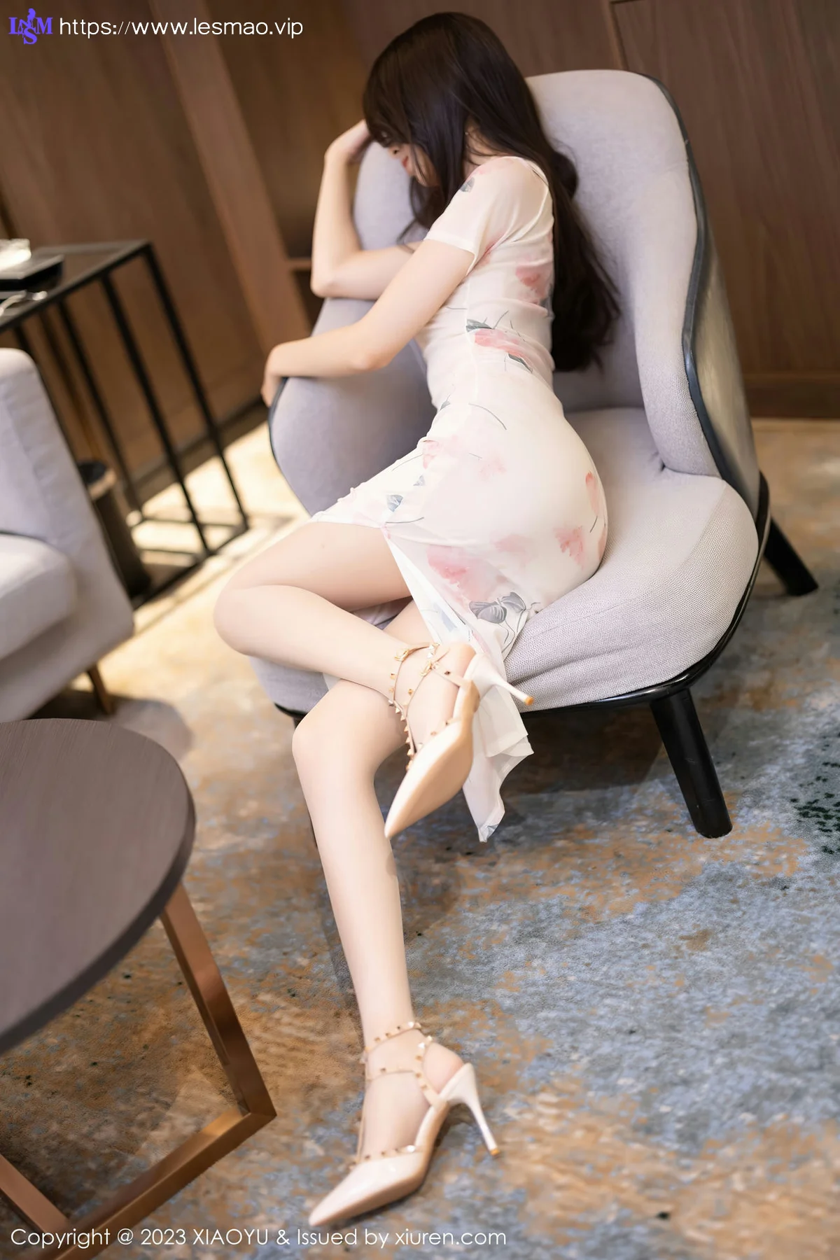 XIAOYU  语画  Vol.1093 林乐一 图案旗袍性感写真2 - 6
