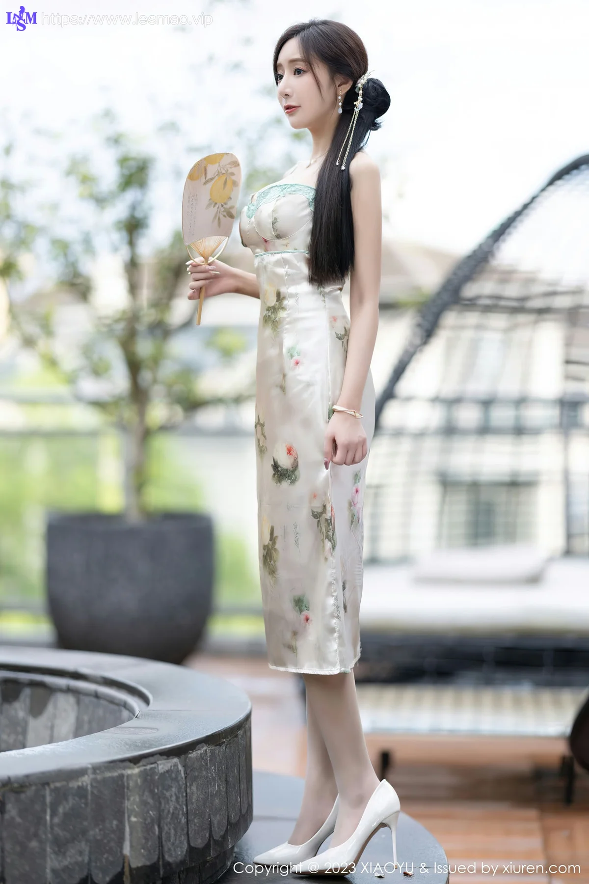 XIAOYU  语画  Vol.1097  王馨瑶yanni 粉色情趣旗袍写真11 - 3