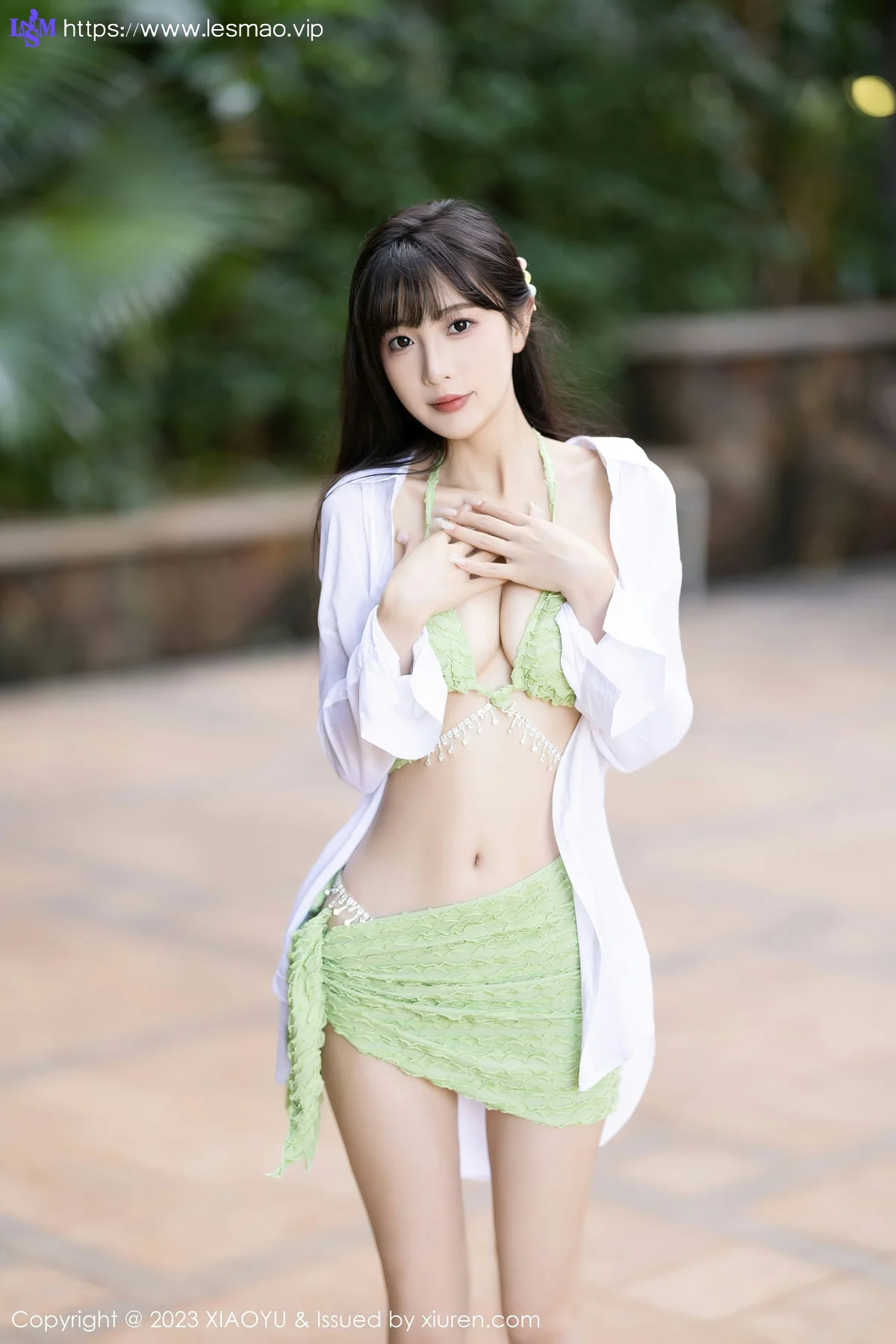 XIAOYU  语画  Vol.1145  林星阑 绿色比基尼海南旅拍11 - 1