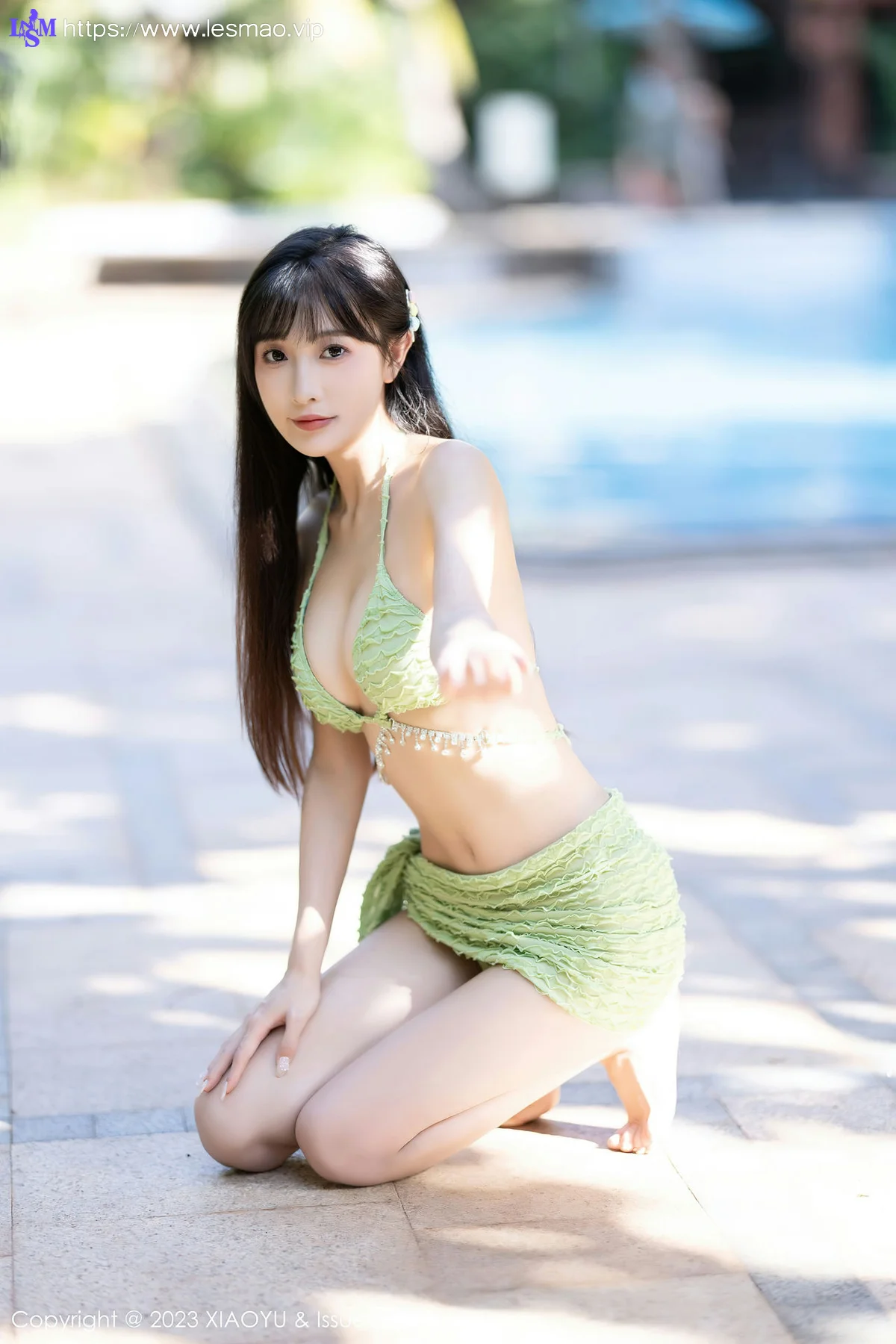 XIAOYU  语画  Vol.1145  林星阑 绿色比基尼海南旅拍11 - 5