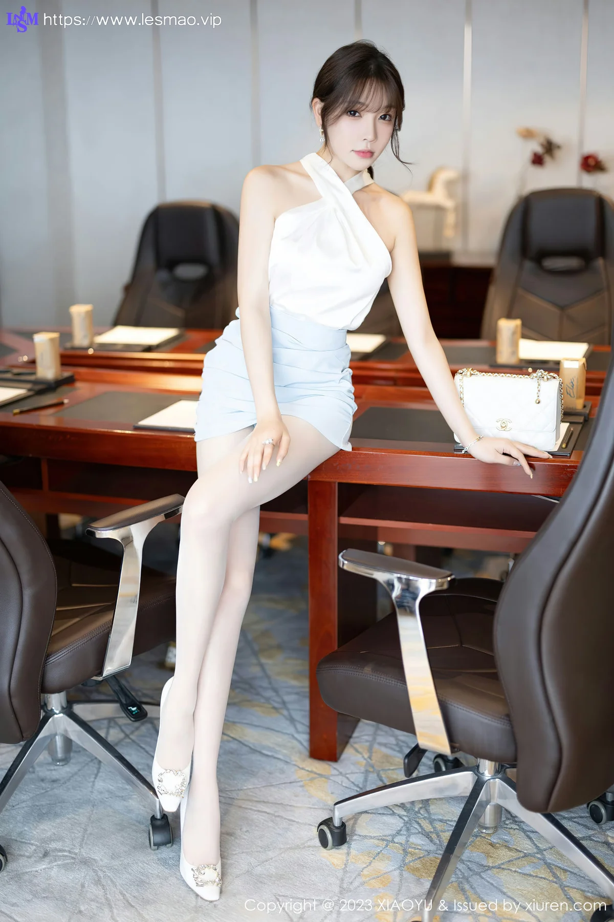XIAOYU  语画  Vol.1155  徐莉芝Booty 白色丝袜海南旅拍11 - 3