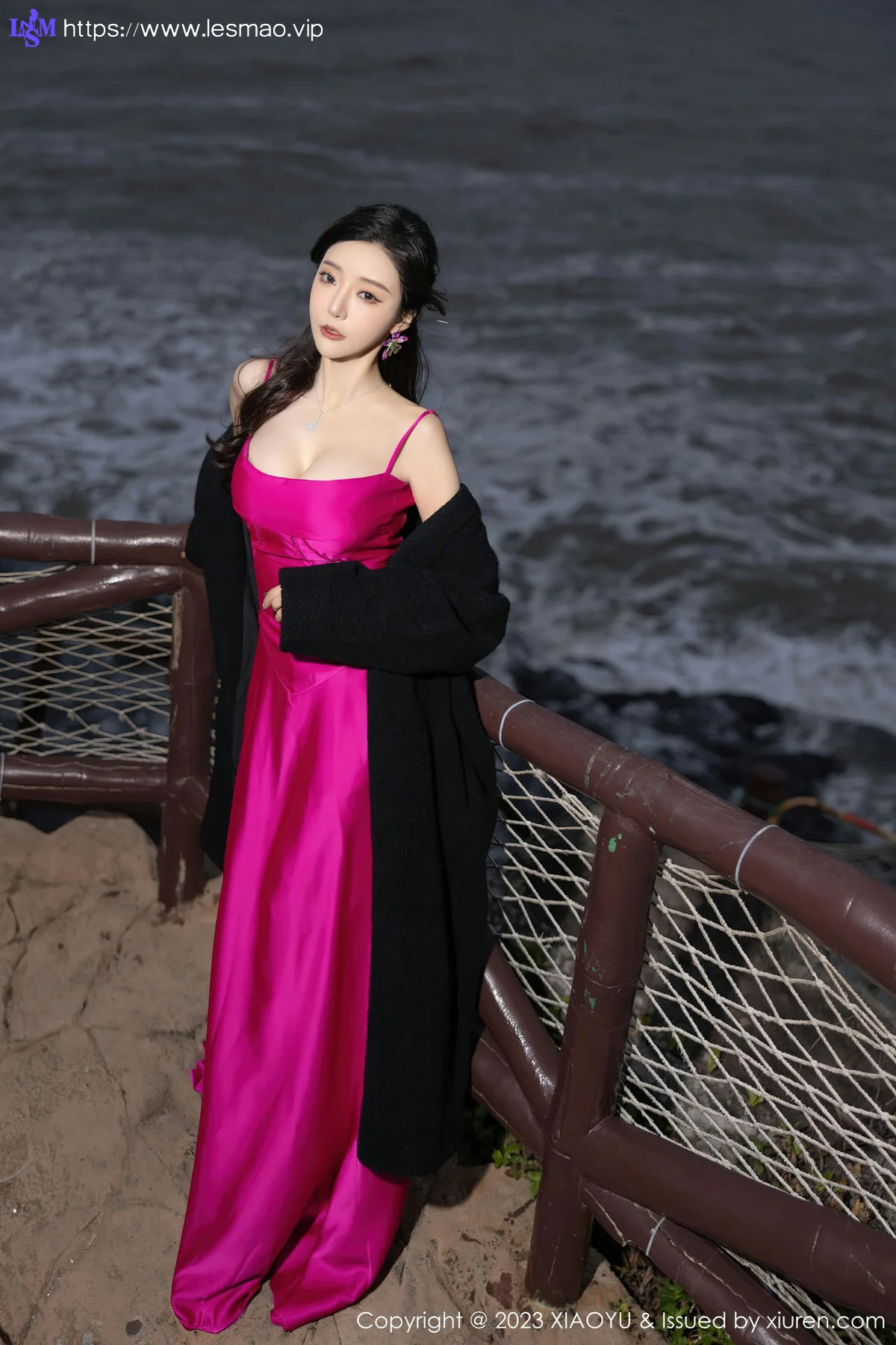 XIAOYU  语画  Vol.1174  王馨瑶yanni 黑色蕾丝情趣海南旅拍11 - 4