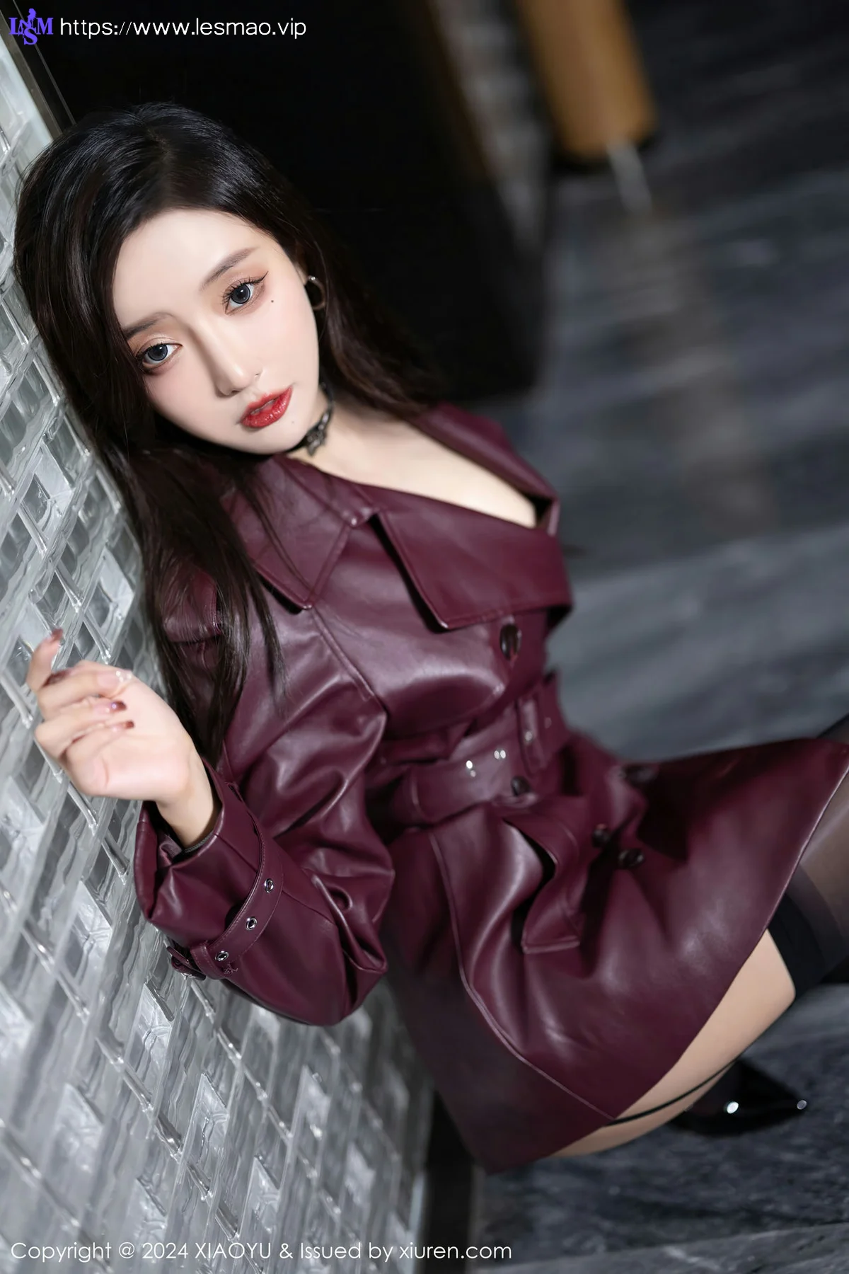 XIAOYU  语画  Vol.1177  王馨瑶yanni 暗红色皮外衣海南旅拍22 - 4