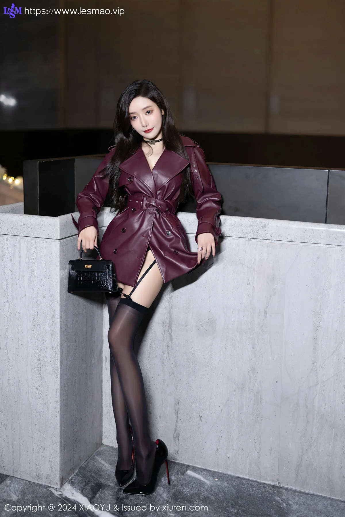 XIAOYU  语画  Vol.1177  王馨瑶yanni 暗红色皮外衣海南旅拍22 - 7