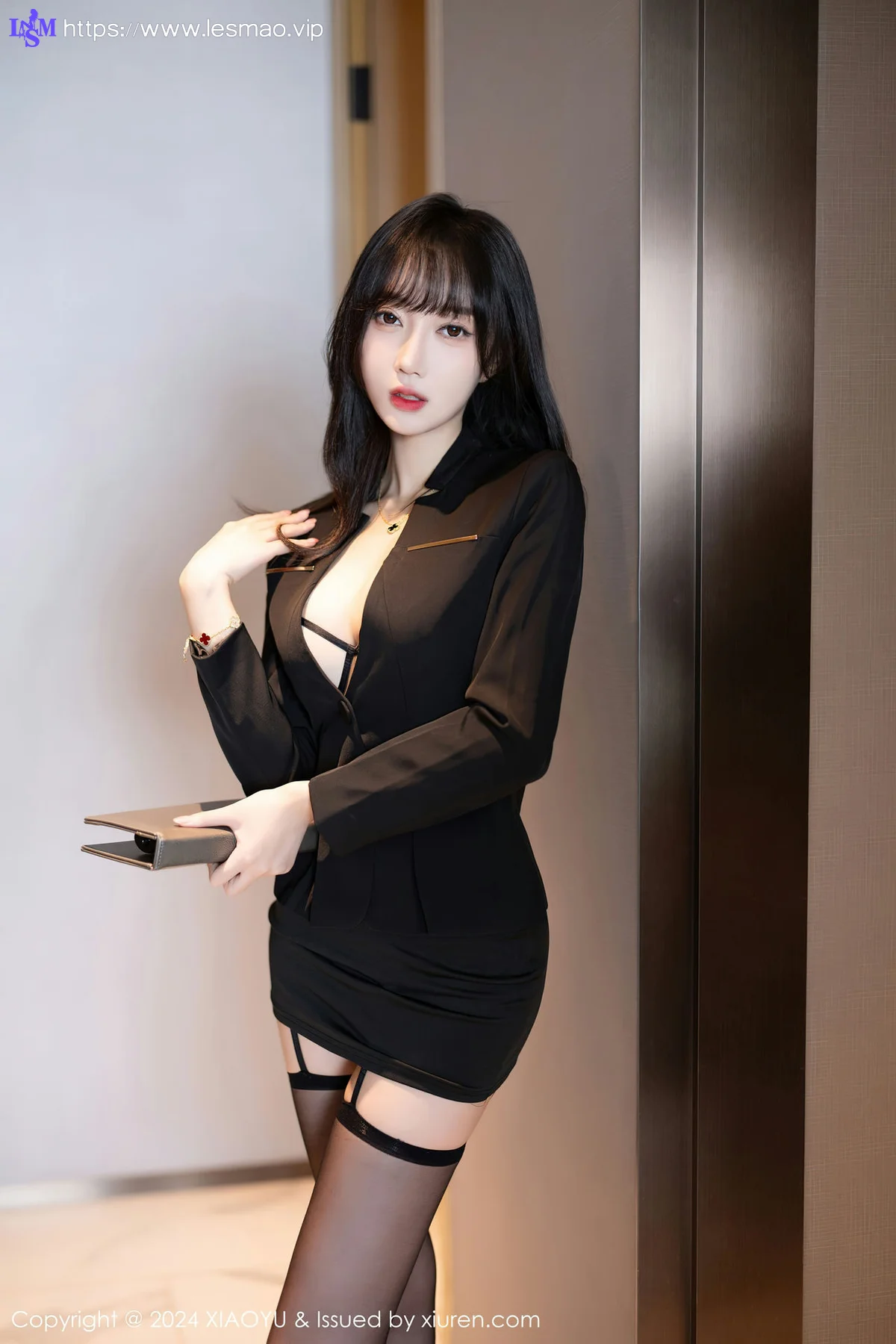XIAOYU  语画  Vol.1193  月崽 黑丝高跟 - 9
