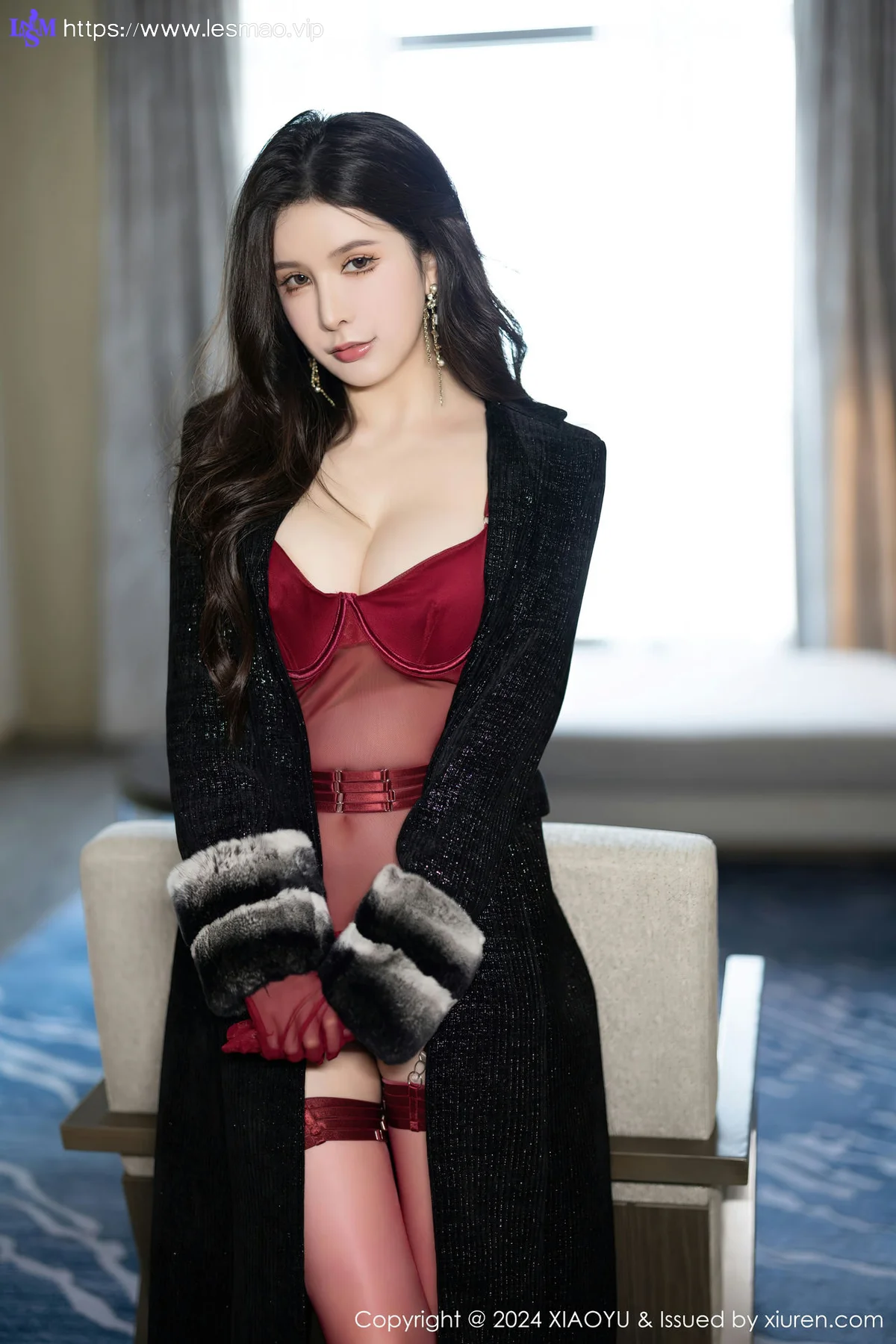 XIAOYU  语画  Vol.1210  李丽莎 红色情趣服饰性感写真1 - 1