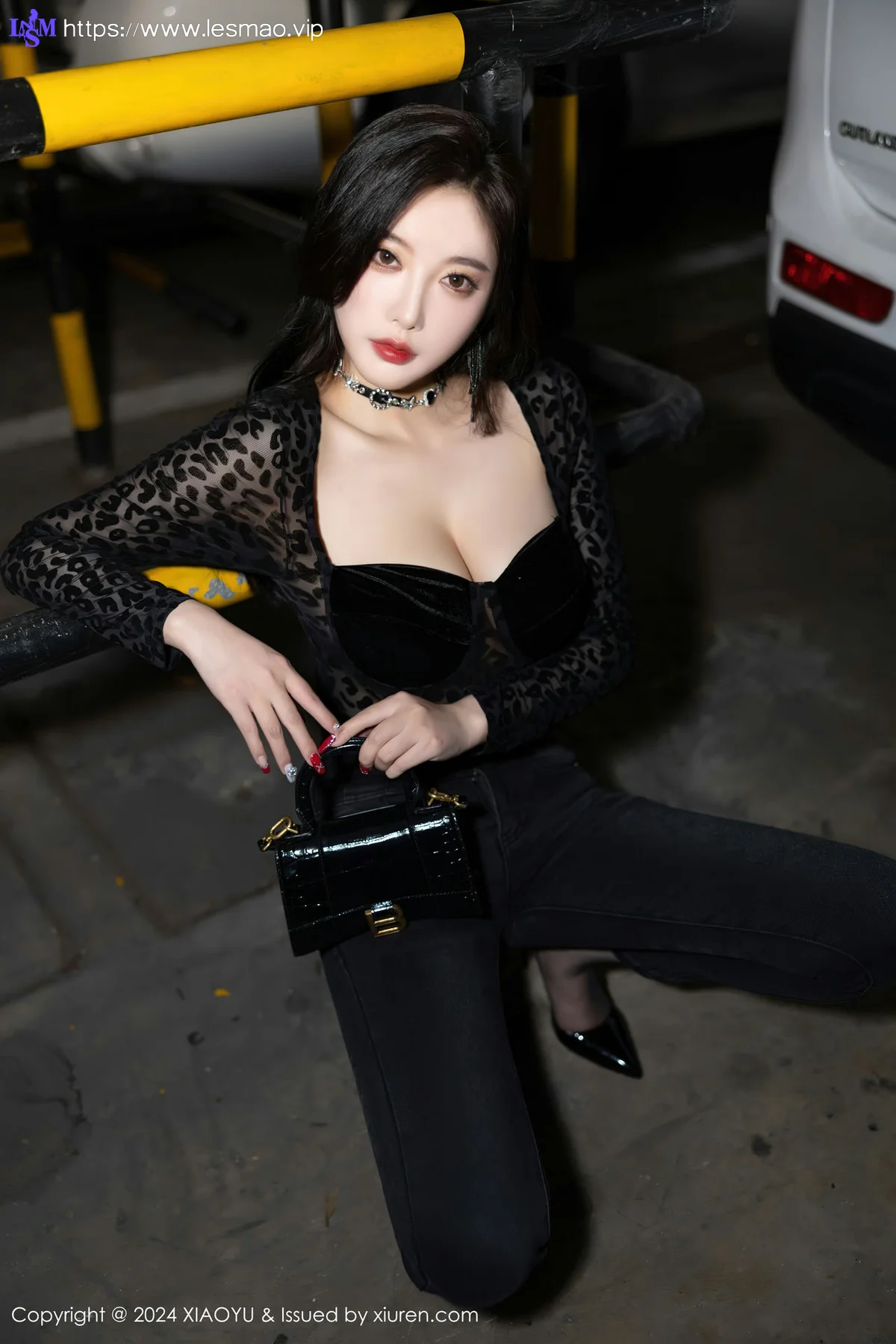 XIAOYU  语画  Vol.1216  杨晨晨Yome 黑色豹纹性感写真1 - 6