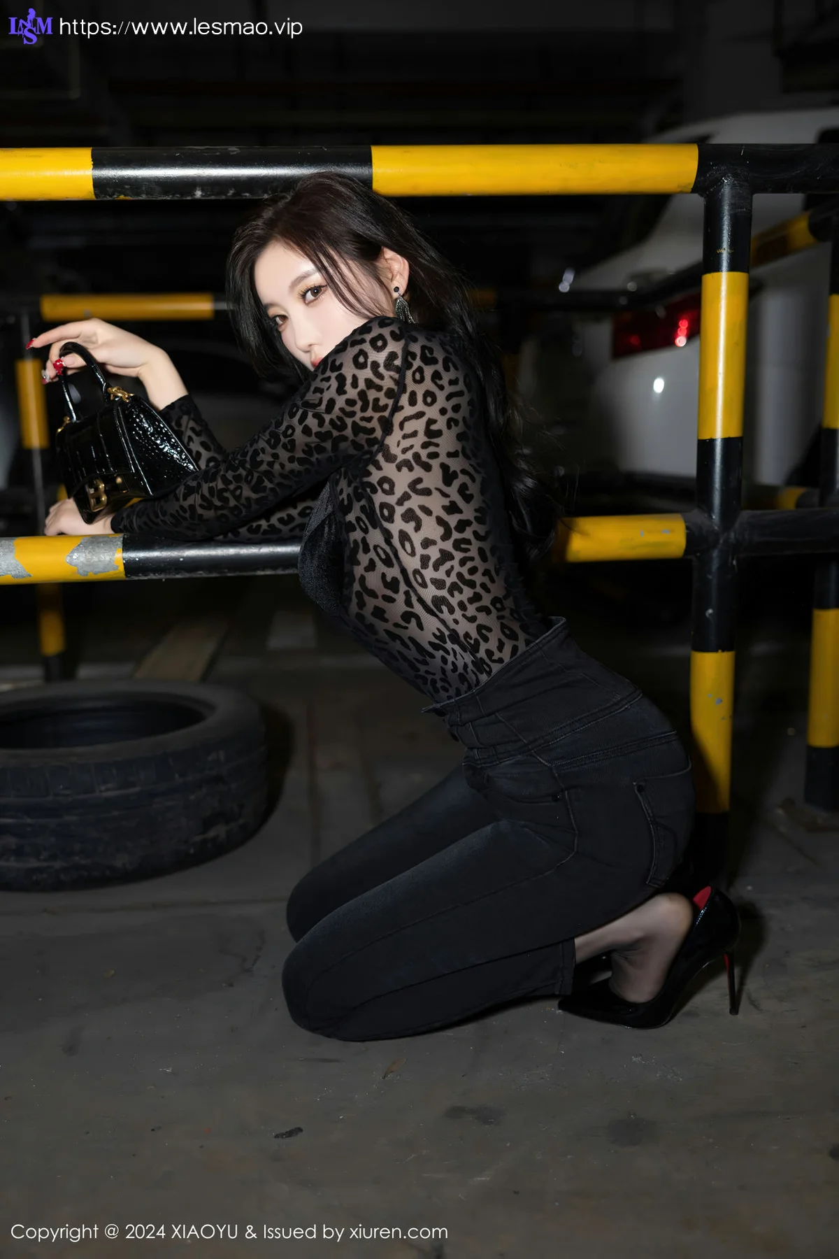 XIAOYU  语画  Vol.1216  杨晨晨Yome 黑色豹纹性感写真1 - 7