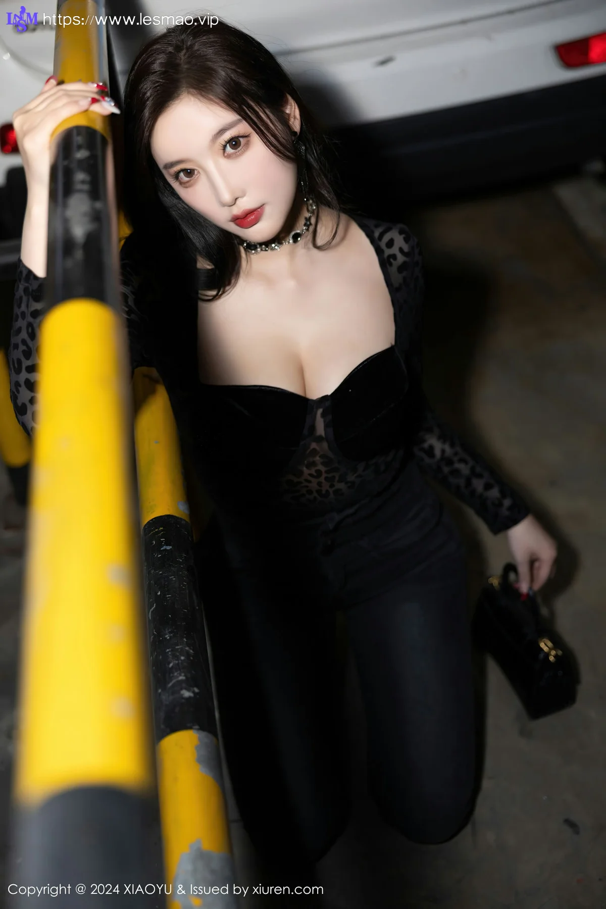 XIAOYU  语画  Vol.1216  杨晨晨Yome 黑色豹纹性感写真1 - 9