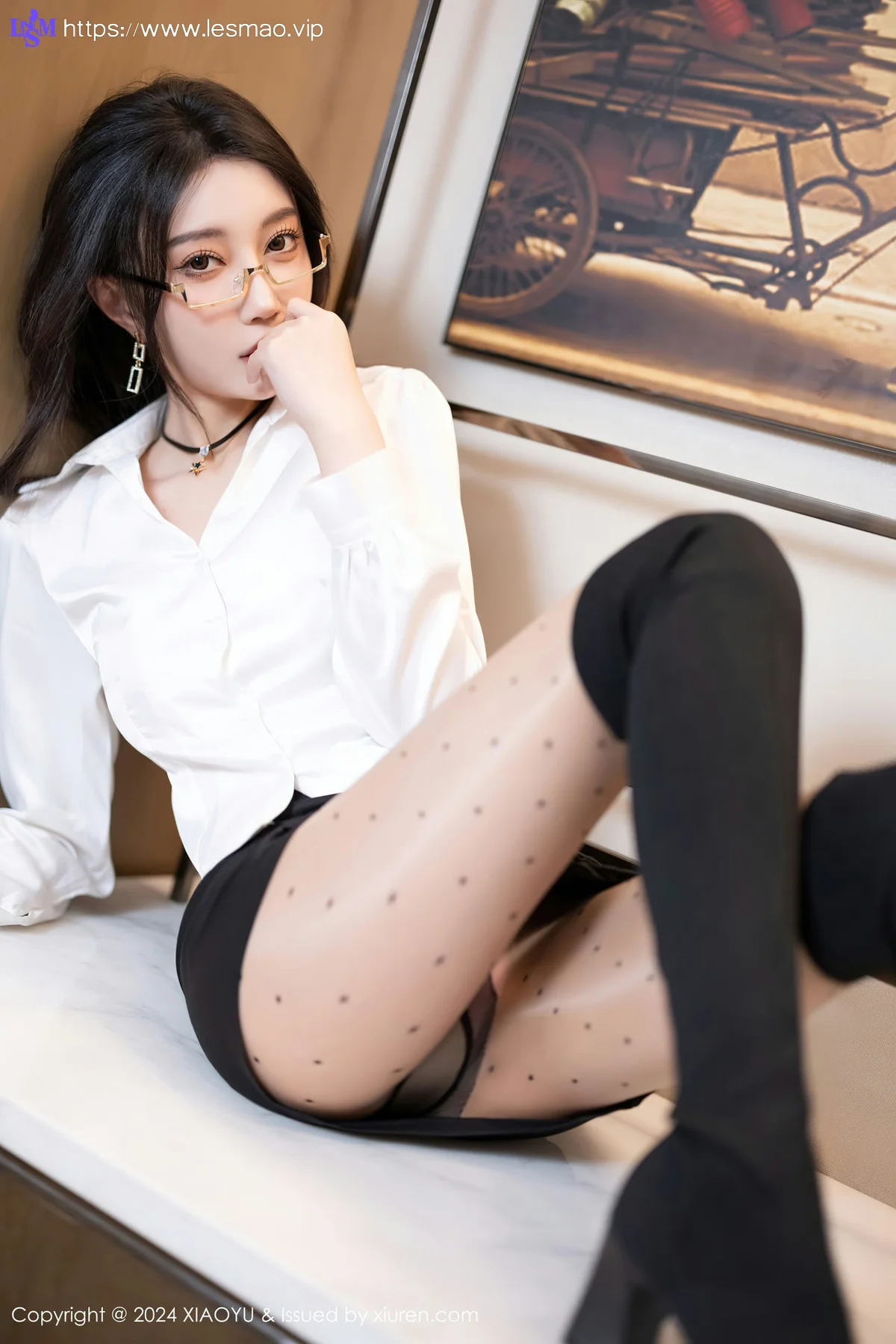 XIAOYU  语画  Vol.1234 玥儿玥 白色丝袜哈尔滨旅拍 - 7