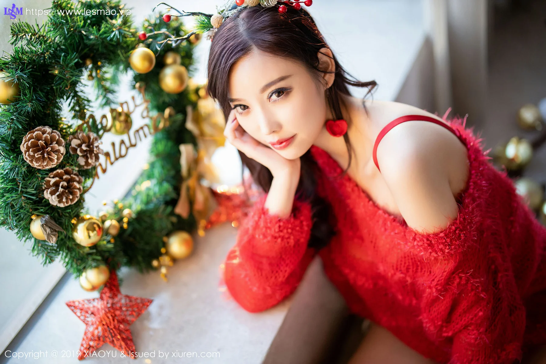 XIAOYU  语画界 Vol.221 杨晨晨sugar 圣诞主题写真 - 6