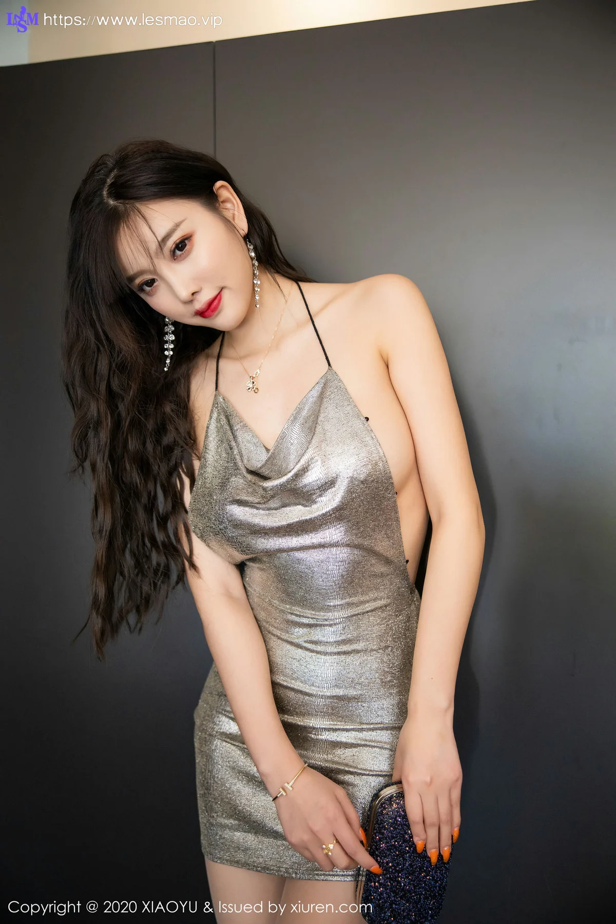 XIAOYU  语画界 Vol.286 华丽银色吊裙 杨晨晨sugar 济州岛旅拍... - 1