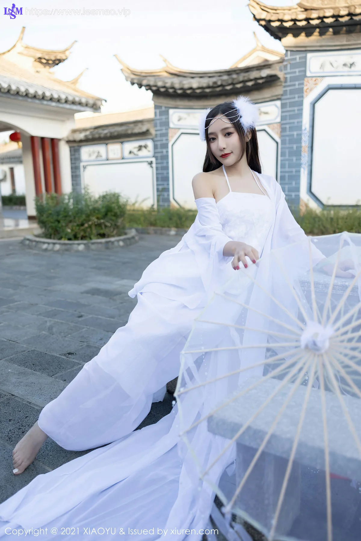 XIAOYU  语画界 Vol.672 轻透白纱古装 王馨瑶yanni 云南星愿旅拍11 - 1