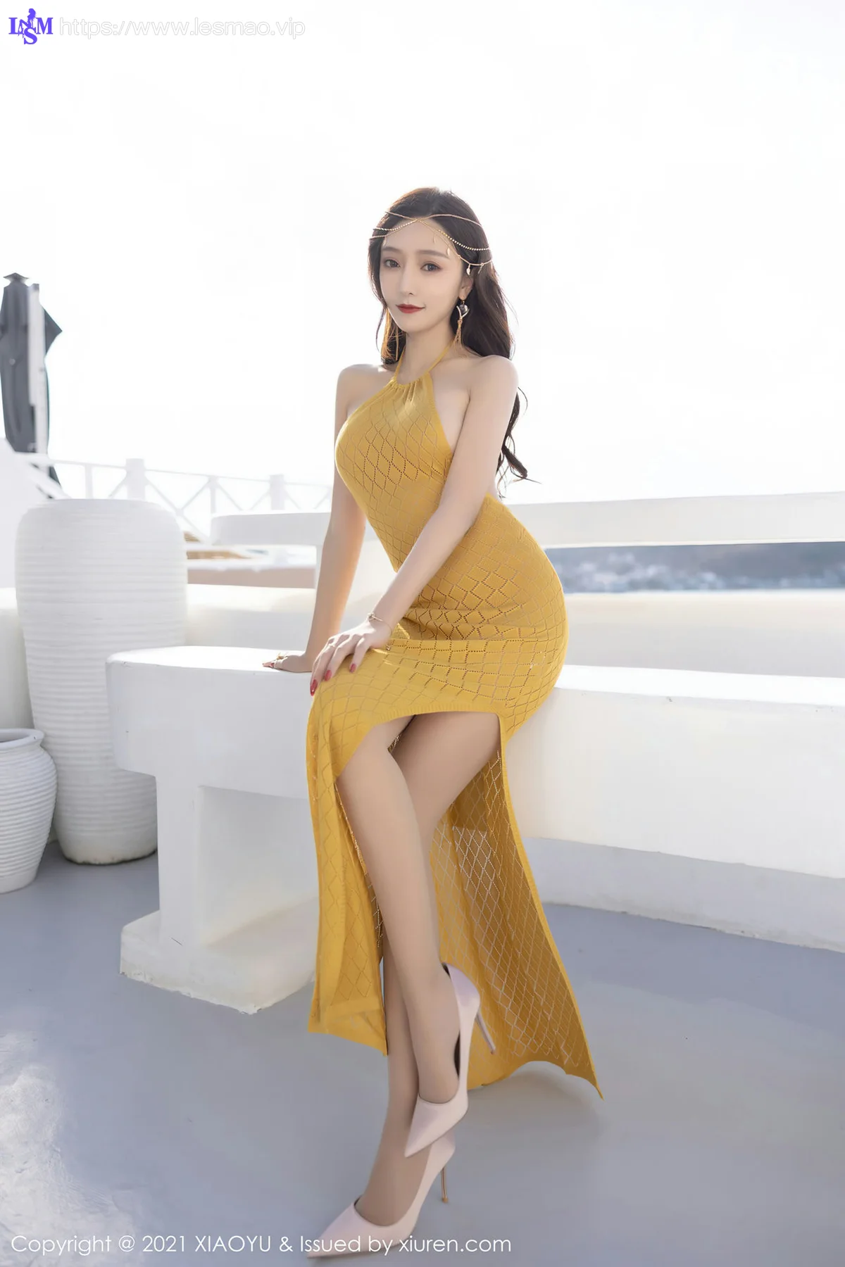 XIAOYU  语画界 Vol.675 黄色露背长裙 王馨瑶yanni 云南心愿旅拍11 - 2