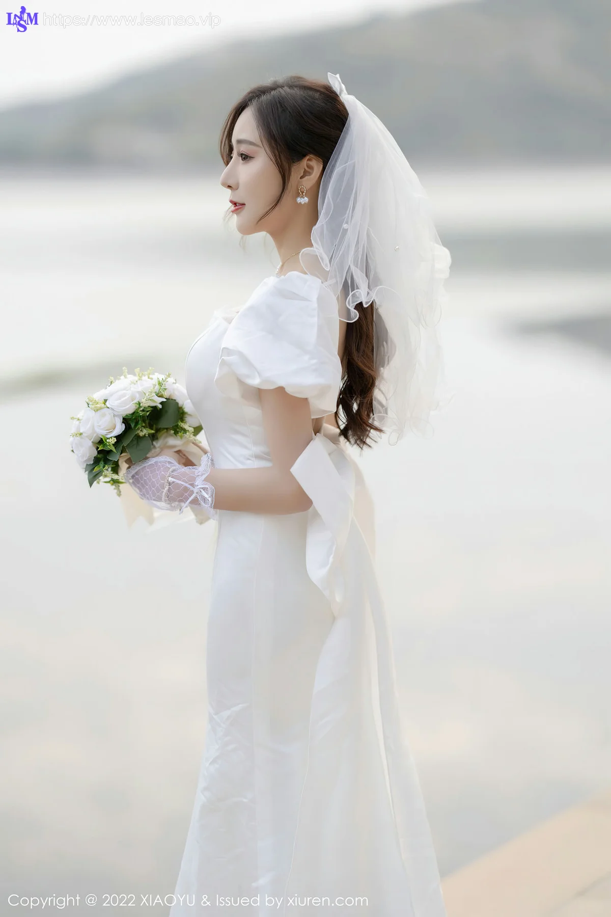 XIAOYU  语画界 Vol.733 白色婚纱礼裙 王馨瑶yanni 惠州旅拍11 - 2