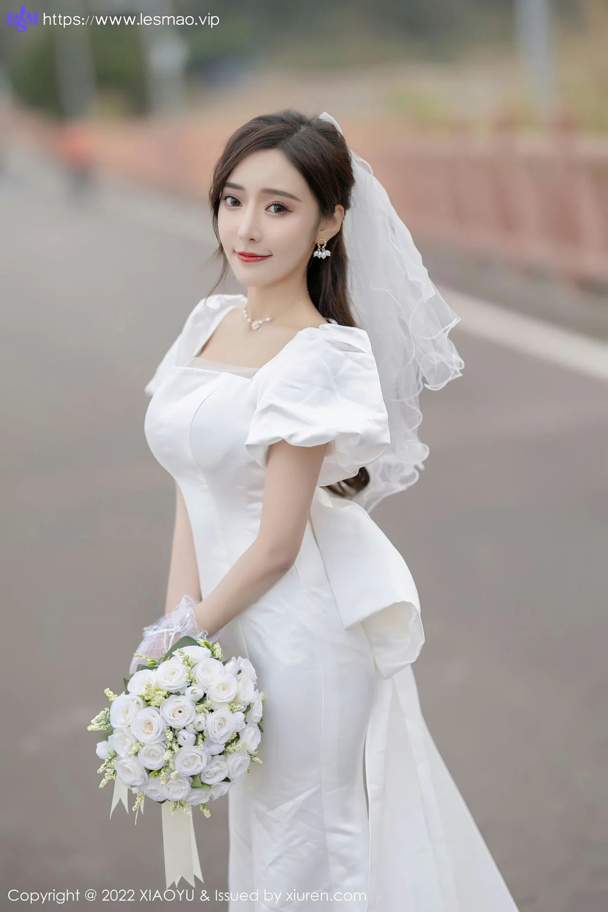 XIAOYU  语画界 Vol.733 白色婚纱礼裙 王馨瑶yanni 惠州旅拍11 - 2