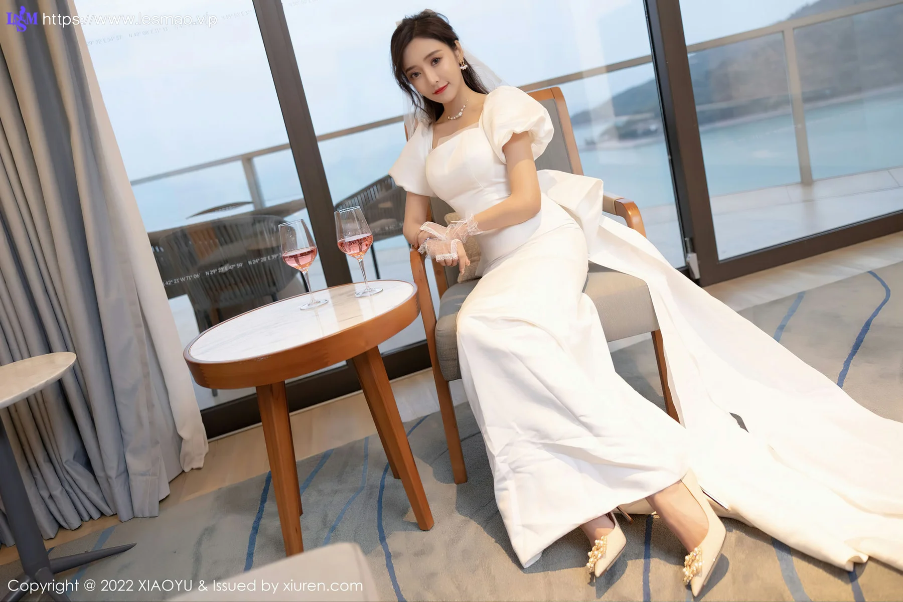 XIAOYU  语画界 Vol.733 白色婚纱礼裙 王馨瑶yanni 惠州旅拍11 - 4
