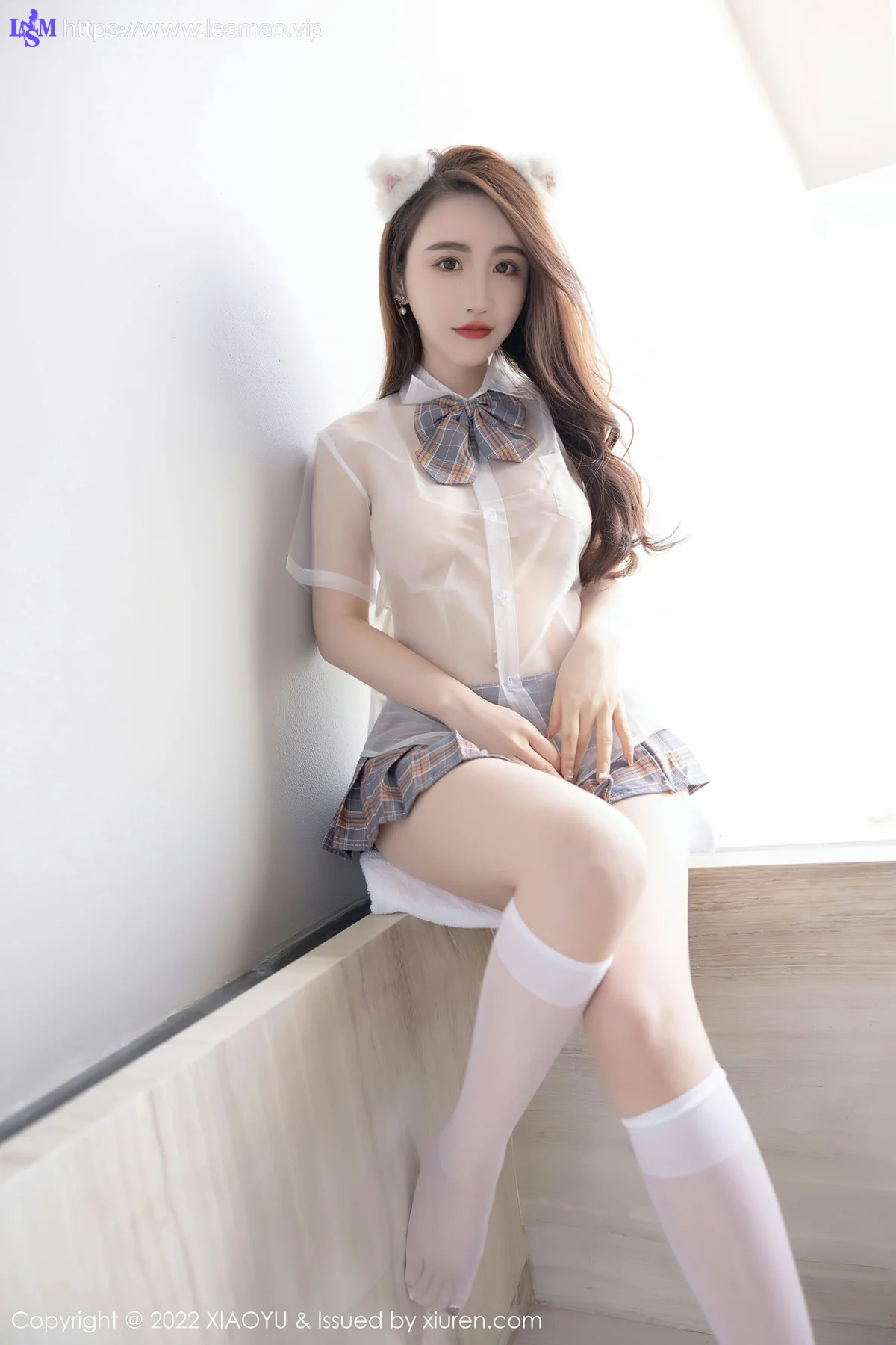 XIAOYU  语画界 Vol.742  短裙浴室 Cherry樱桃酱 性感写真 - 4