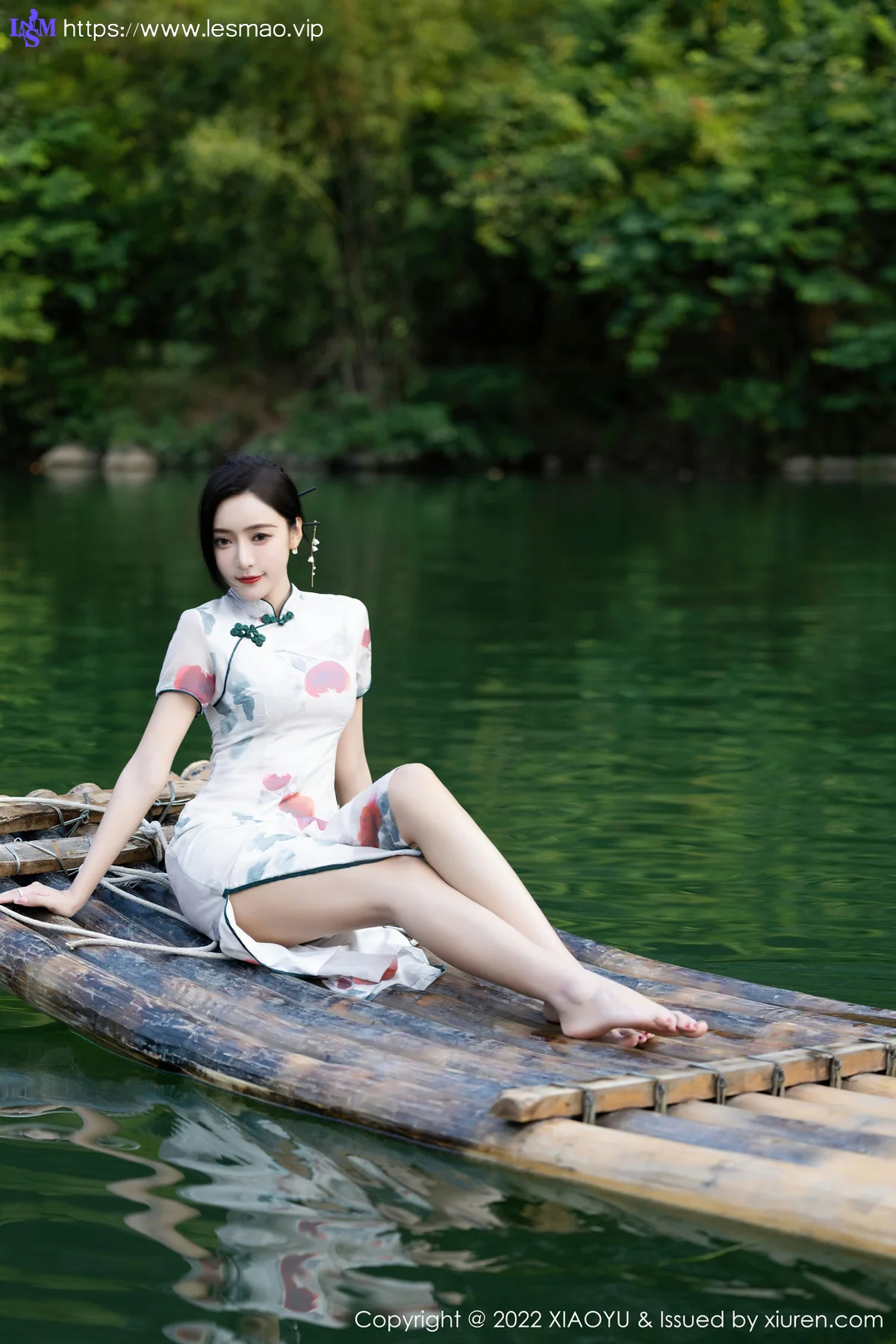 XIAOYU  语画界 Vol.872  王馨瑶yanni 图案旗袍杭州旅拍11 - 1