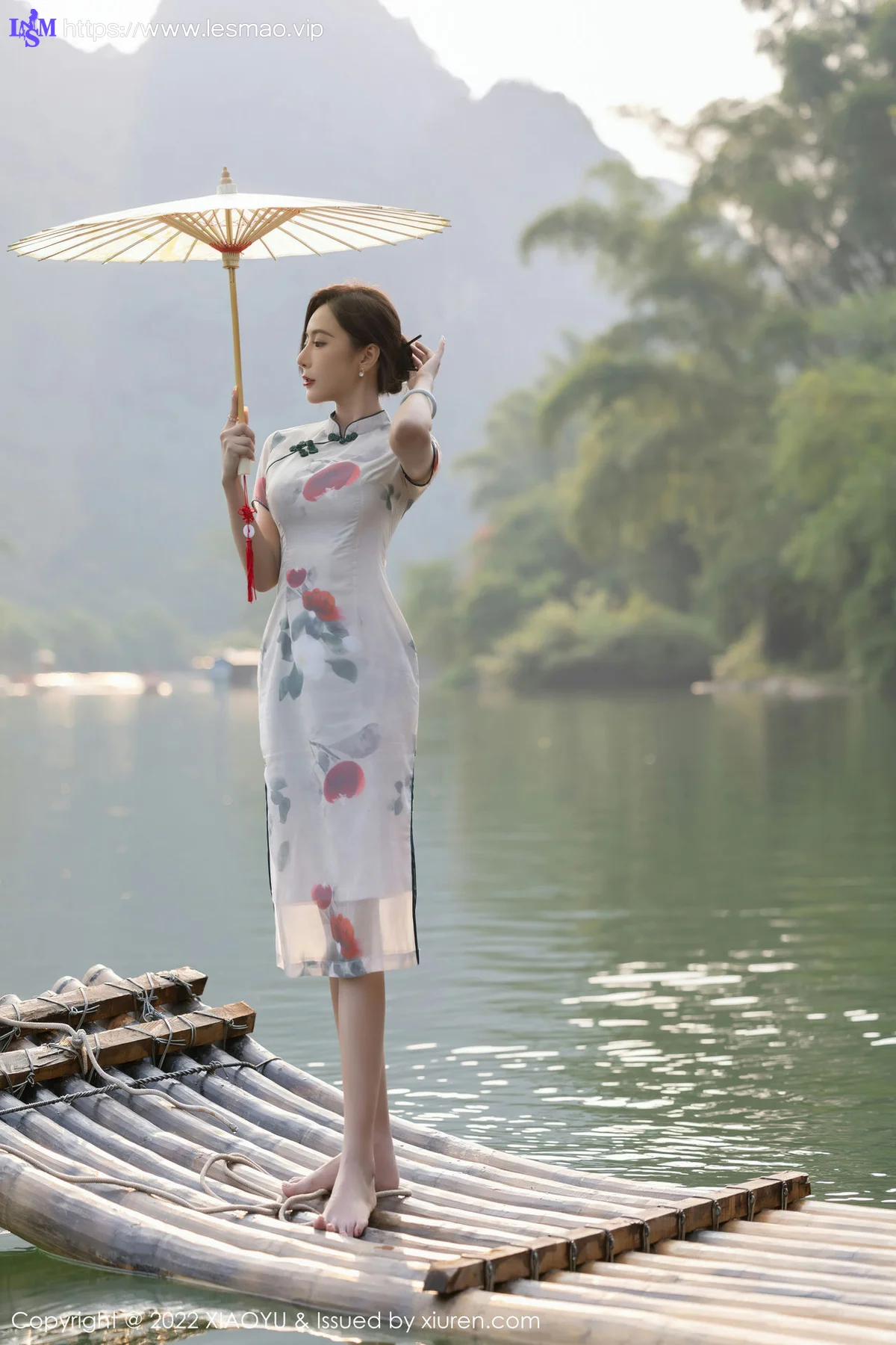 XIAOYU  语画界 Vol.872  王馨瑶yanni 图案旗袍杭州旅拍11 - 10