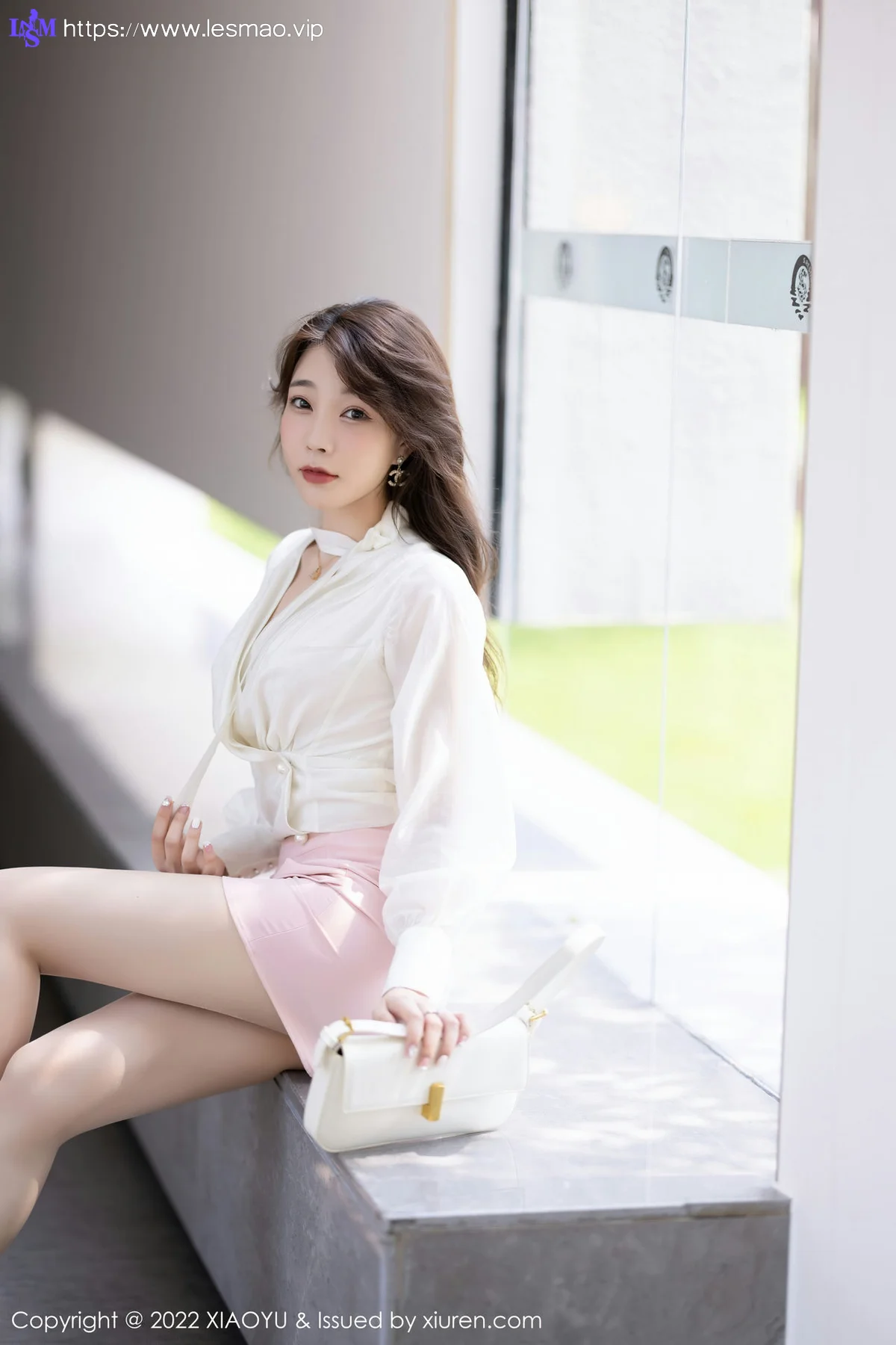 XIAOYU  语画界 Vol.876  徐莉芝Booty 粉色蕾丝内衣性感写真 - 5