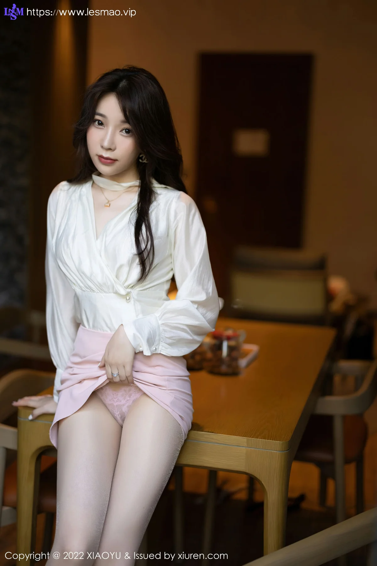 XIAOYU  语画界 Vol.876  徐莉芝Booty 粉色蕾丝内衣性感写真 - 10