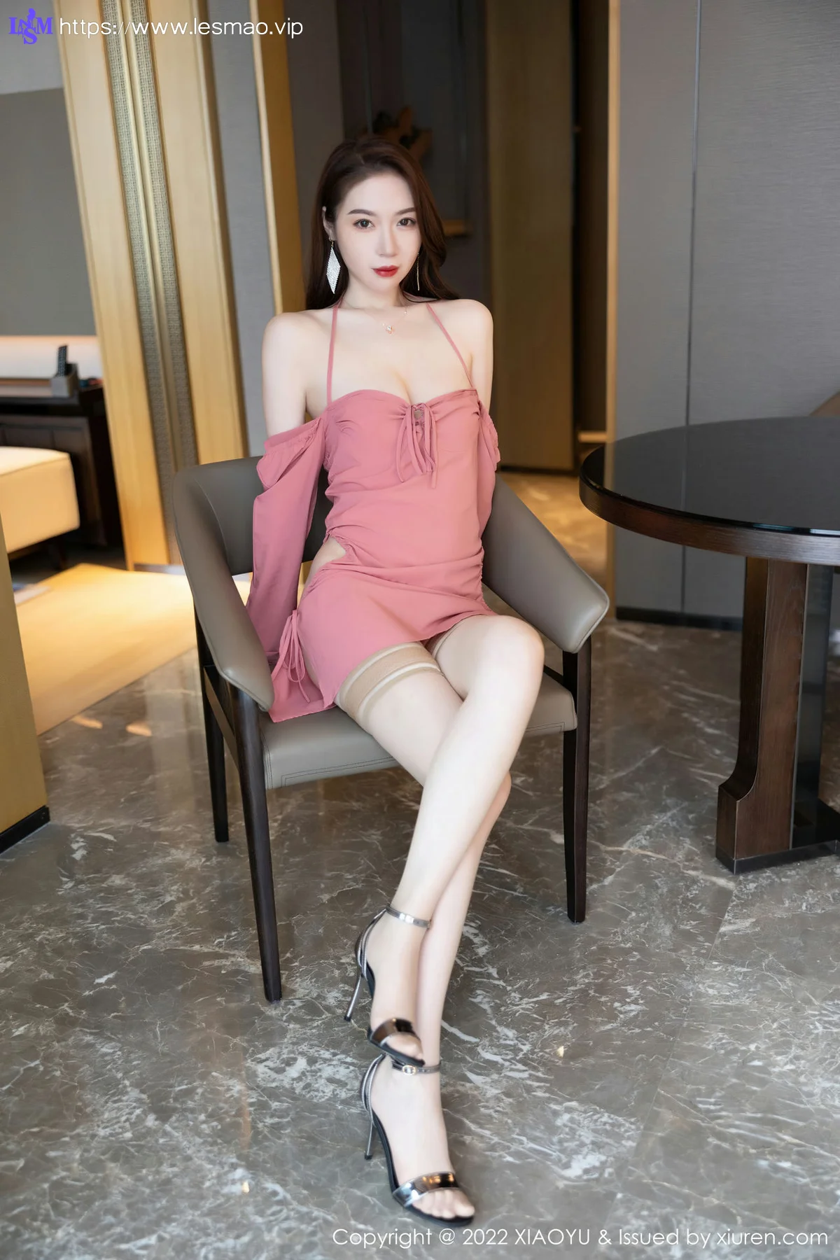 XIAOYU  语画界 Vol.879  梦心玥 黑色比基尼性感写真 - 1