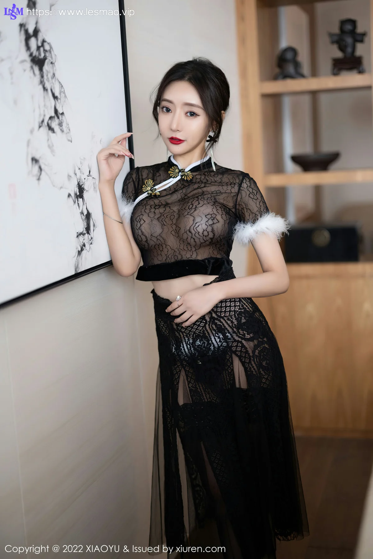 XIAOYU  语画界 Vol.926  王馨瑶yanni 薄纱旗袍短款 - 1