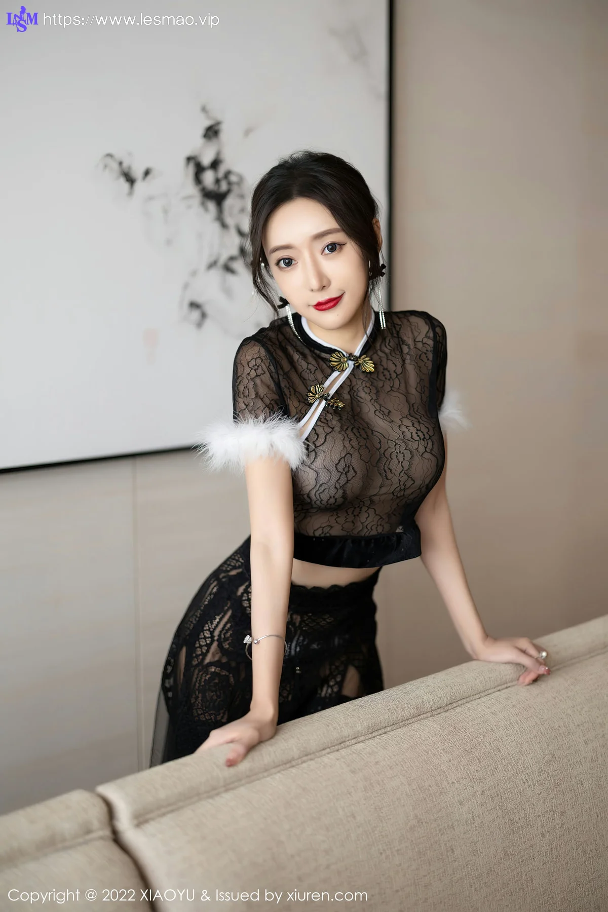 XIAOYU  语画界 Vol.926  王馨瑶yanni 薄纱旗袍短款 - 5