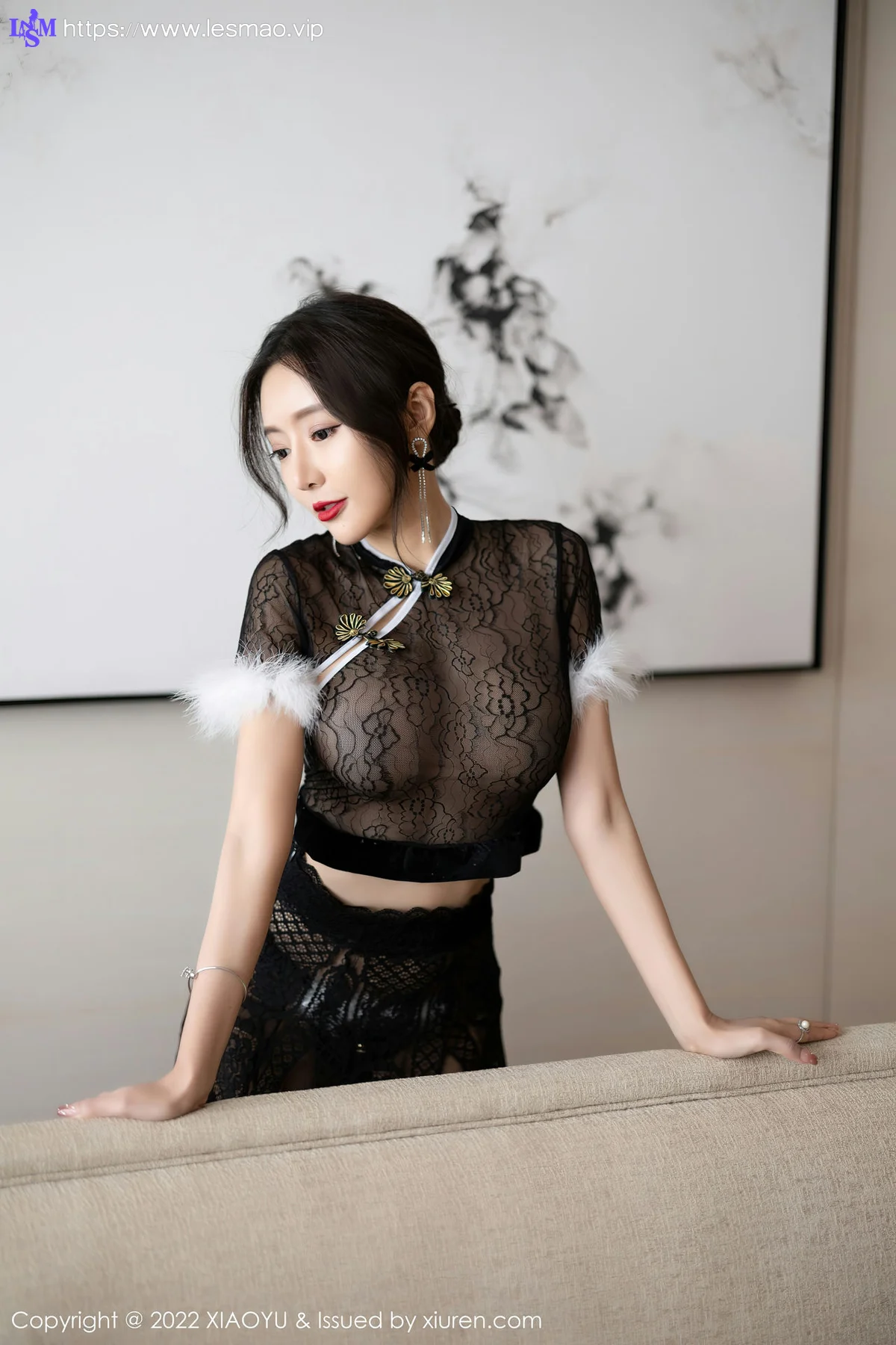 XIAOYU  语画界 Vol.926  王馨瑶yanni 薄纱旗袍短款 - 6