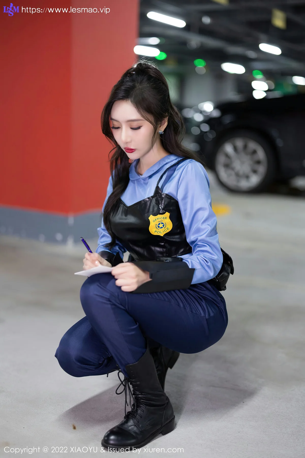 XIAOYU  语画界 Vol.929  王馨瑶yanni 女警官制服制服诱惑 - 4