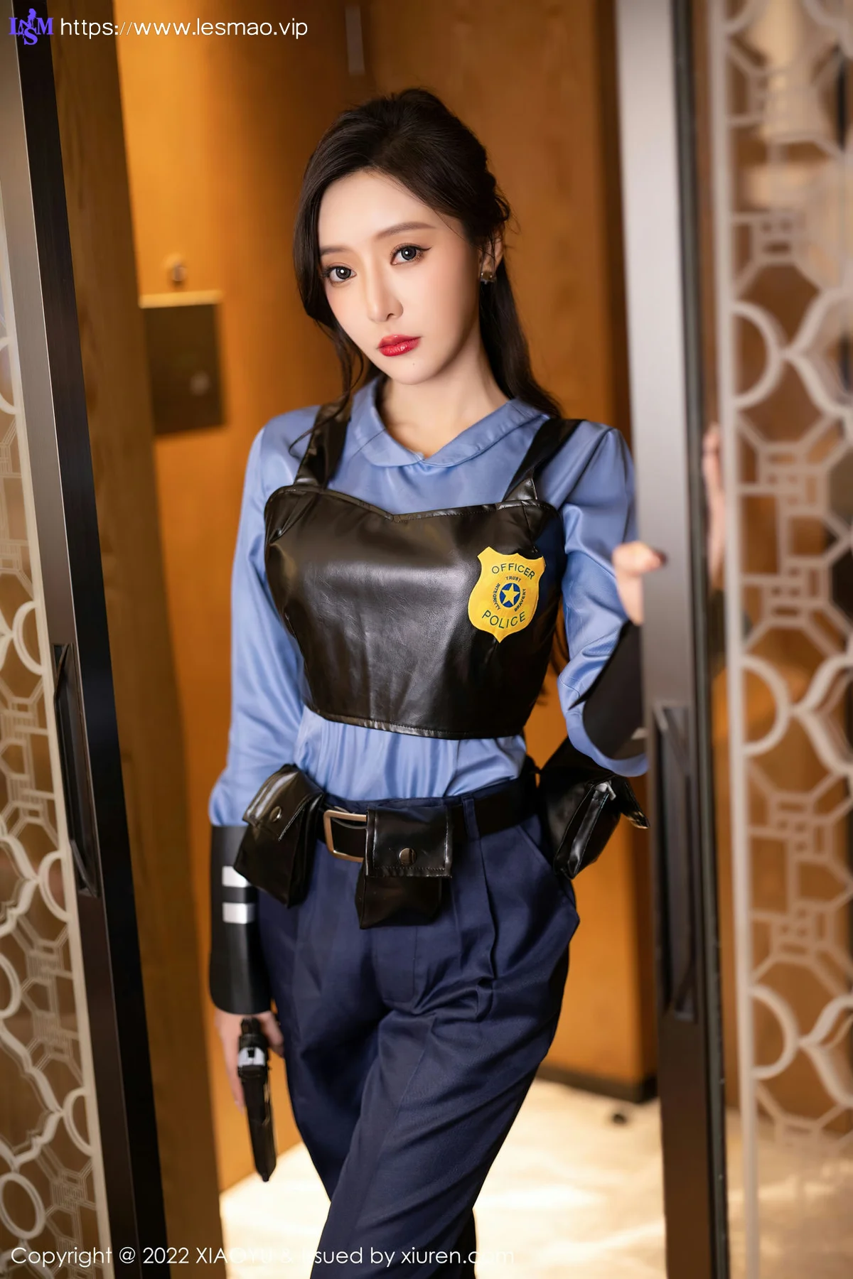 XIAOYU  语画界 Vol.929  王馨瑶yanni 女警官制服制服诱惑 - 1