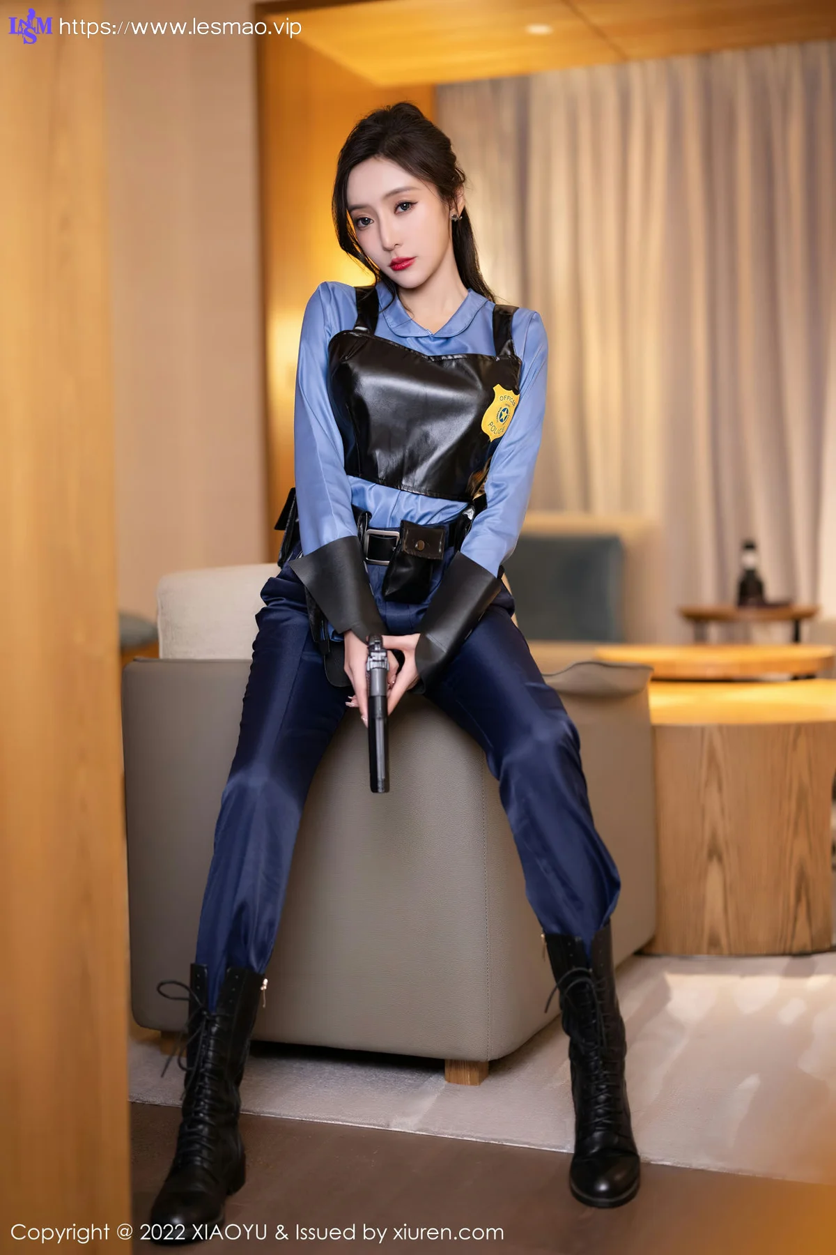 XIAOYU  语画界 Vol.929  王馨瑶yanni 女警官制服制服诱惑 - 4