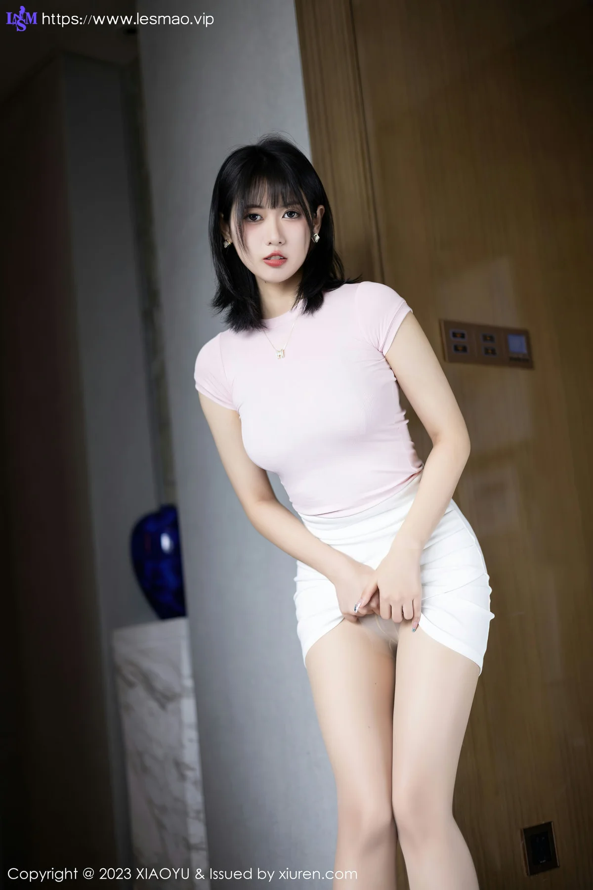 XIAOYU  语画界 Vol.954  林子遥 紫灰色内衣写真 - 8