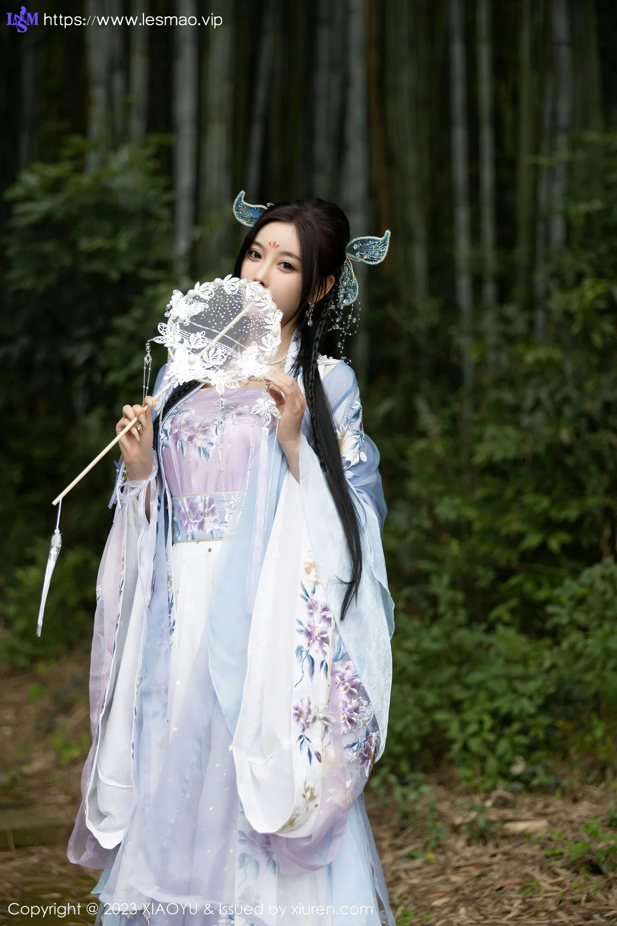 XIAOYU  语画界 Vol.970  杨晨晨Yome 蓝紫色古装服饰写真2 - 2