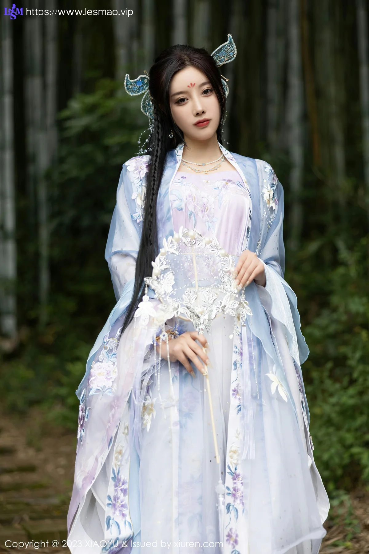 XIAOYU  语画界 Vol.970  杨晨晨Yome 蓝紫色古装服饰写真2 - 3